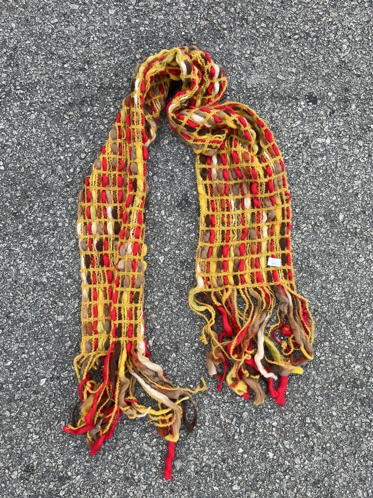 Seditionaries Knit Crochet Multi-Color Unisex Neck Scarf Size ONE SIZE - 2 Thumbnail