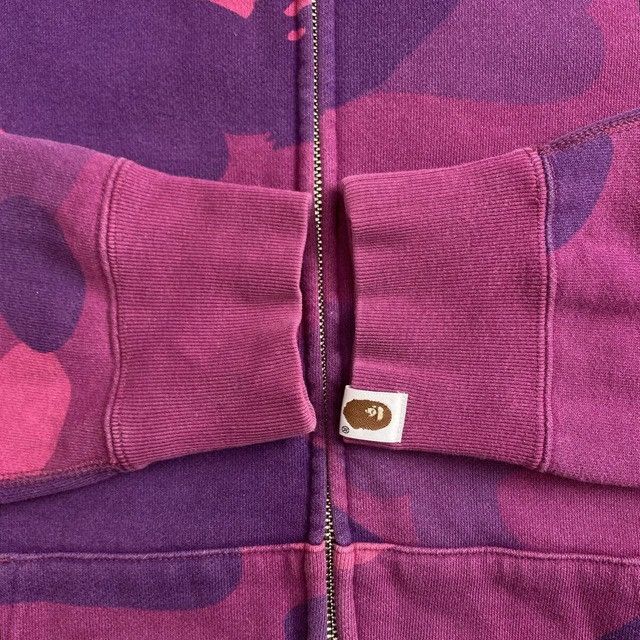 Bape BAPE Giant Purple Camo Full Zip Hoodie a bathing ape NIGO Size US L / EU 52-54 / 3 - 5 Thumbnail