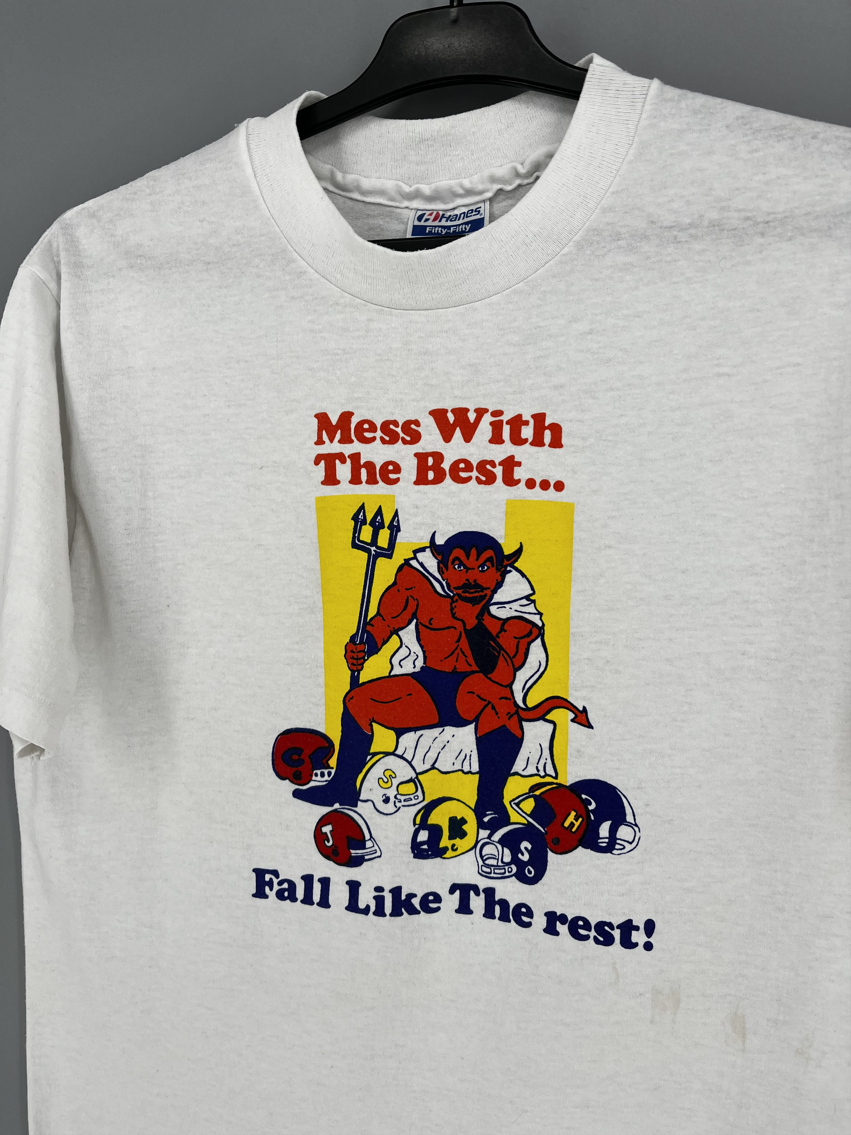 Vintage Vintage Y2K ADULT “ Mess With The Best. Fall Like The rest!“ Size US L / EU 52-54 / 3 - 8 Thumbnail