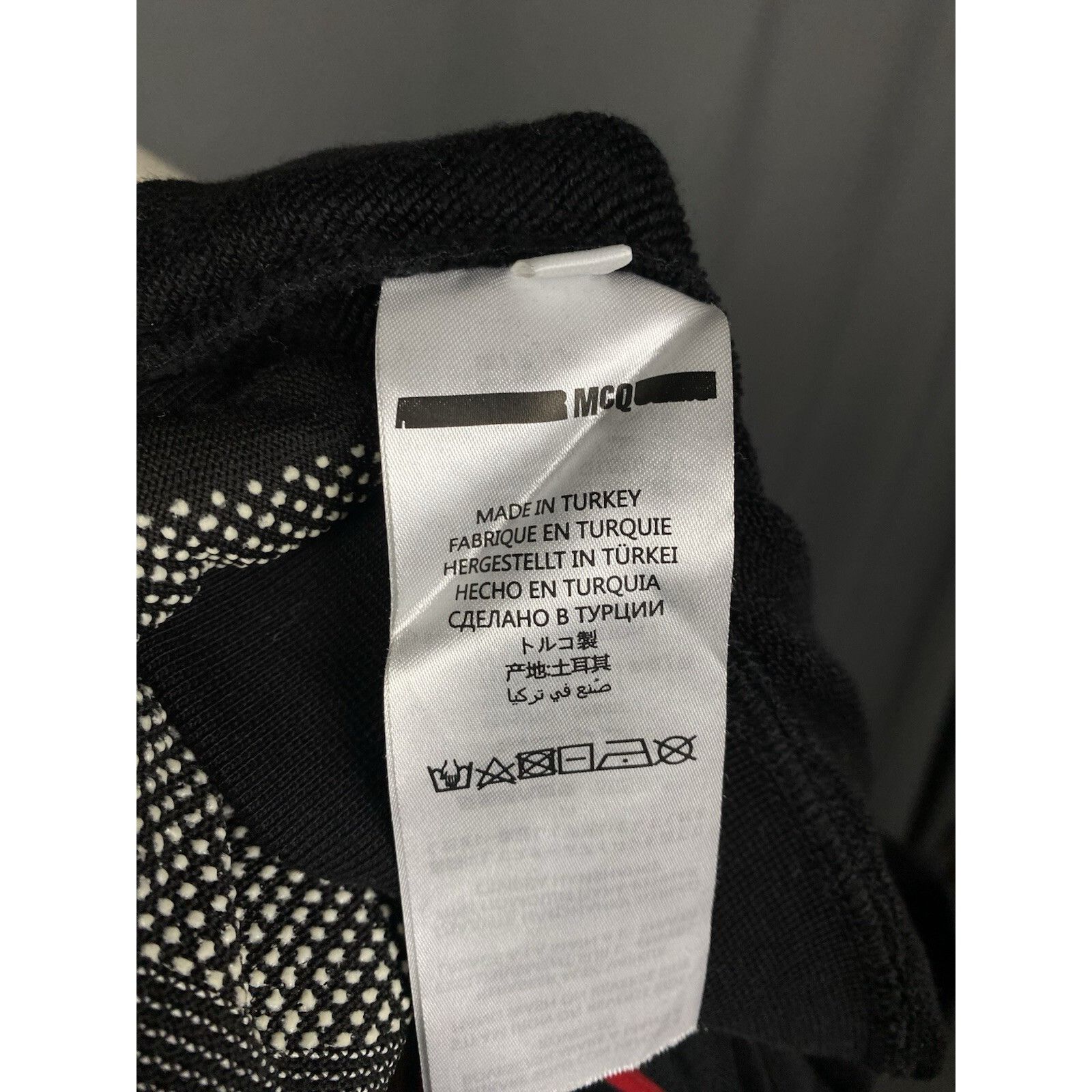 Alexander McQueen Alexander McQueen McQ Big Logo Men's Black Hoodie Sweater Si Size US XS / EU 42 / 0 - 10 Thumbnail