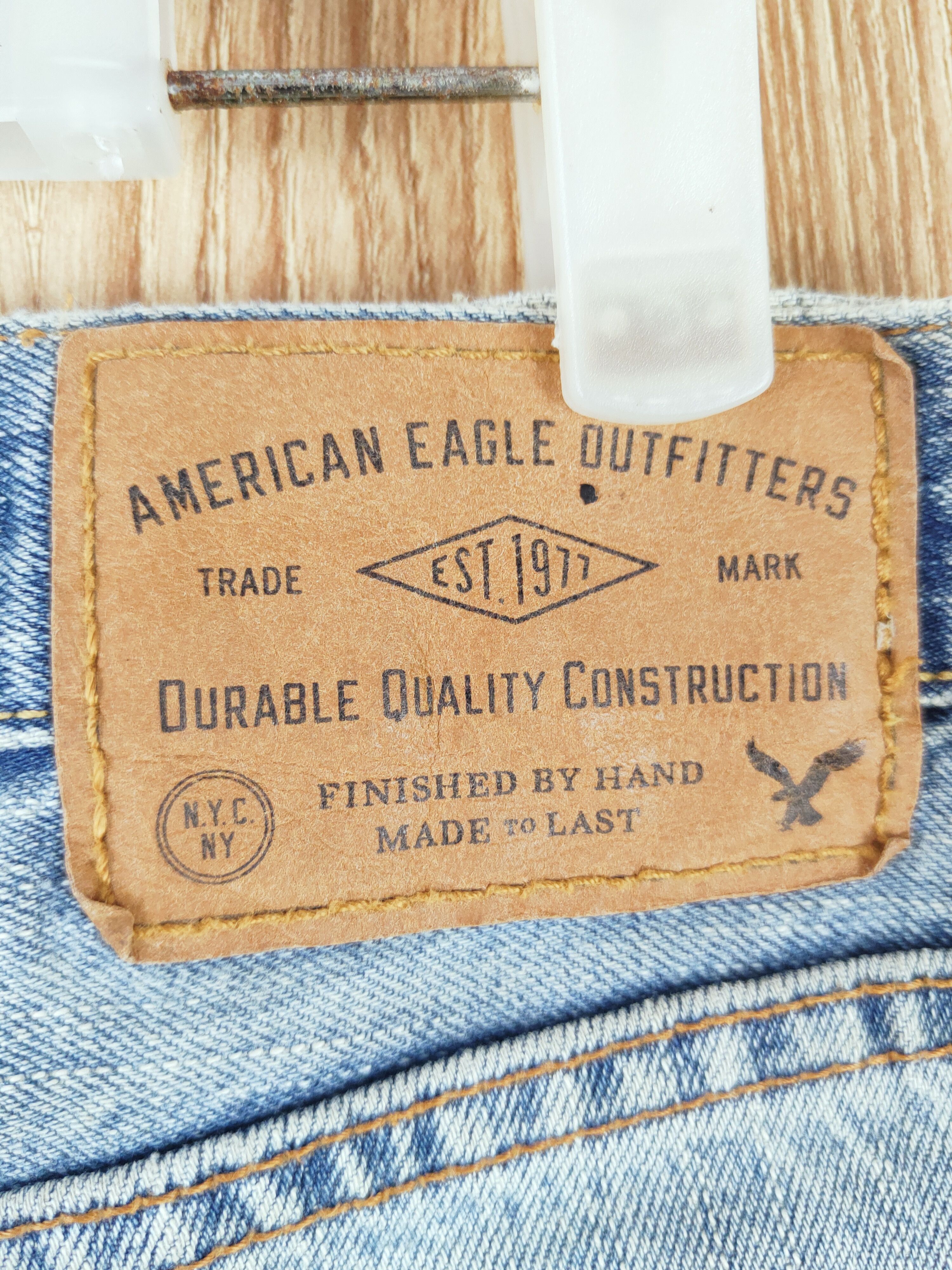 Japanese Brand American Eagle Outfitters Distressed Ripped Jeans #S2768 Size US 30 / EU 46 - 7 Thumbnail