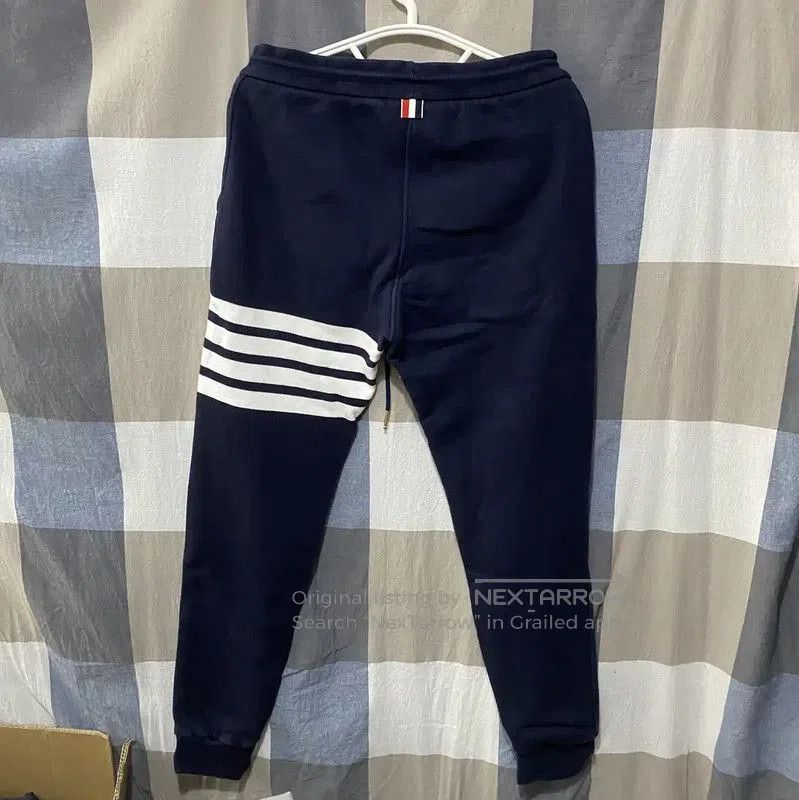 Thom Browne Thom Browne Blue Cotton Casual Pants . Size 28" / US 6 / IT 42 - 2 Thumbnail