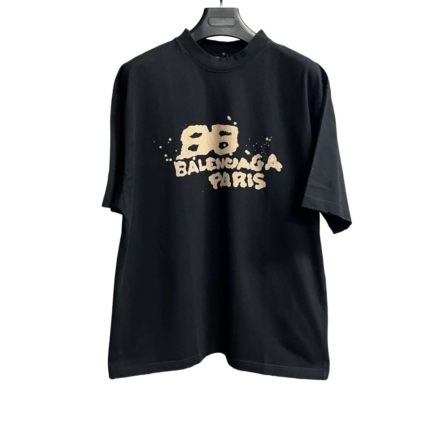 Balenciaga Balenciaga Hand Drawn BB Logo T-Shirt Size S Size US S / EU 44-46 / 1 - 1 Thumbnail