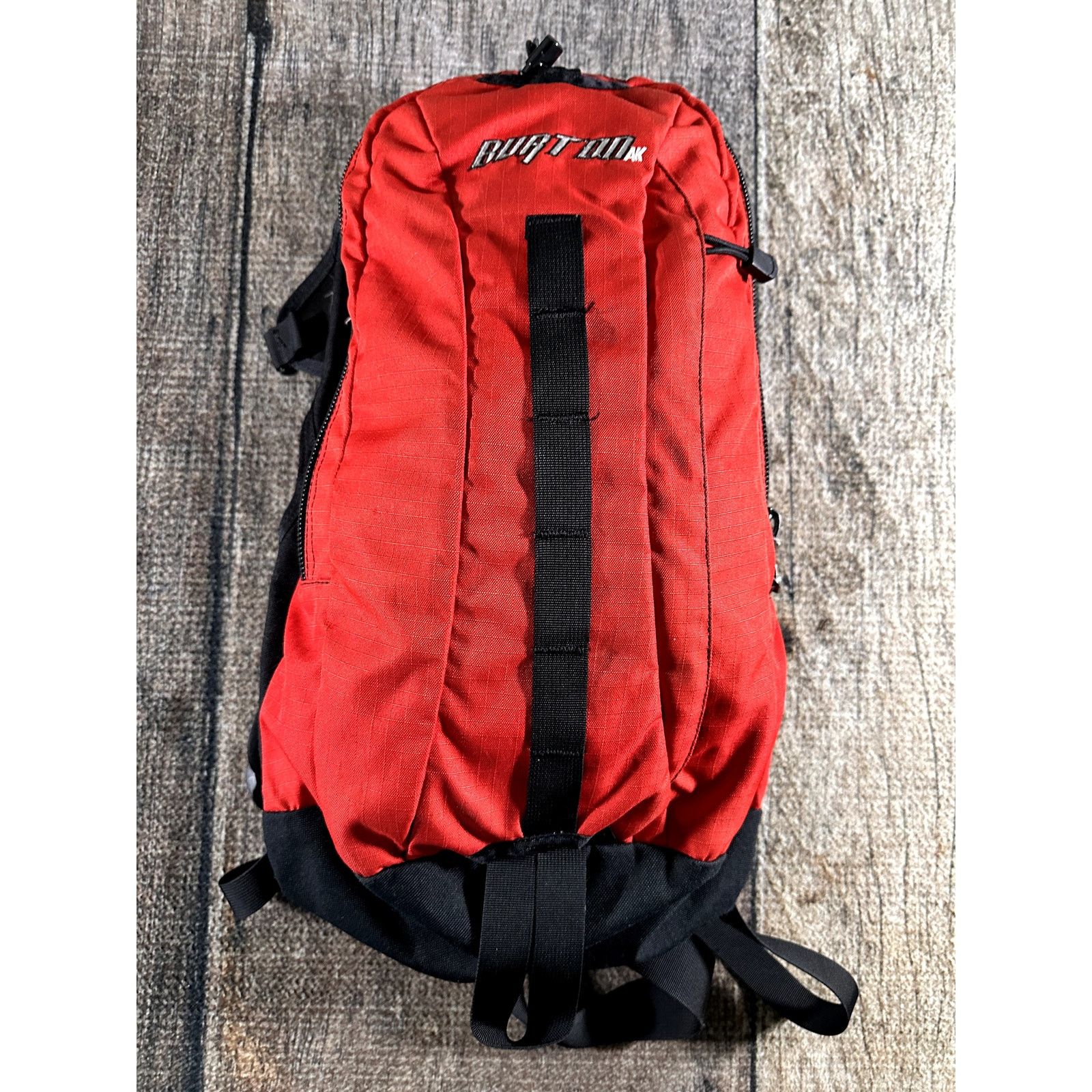 Burton Vtg Burton AK 457 Snowbaord Backpack Red/Black Front-Straps Size ONE SIZE - 1 Thumbnail