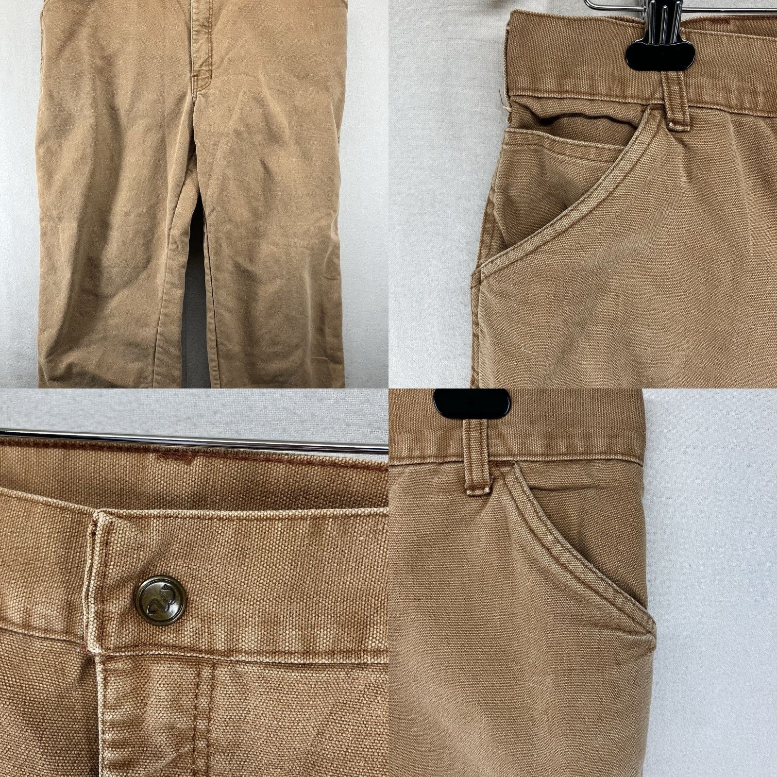 Walls VINTAGE Walls Blizzard Pruf Pants Mens 34x28 Canvas Insulated 3M Thinsulate Brown 5-Pocket Workwear Casual 80s Grunge USA Mens Size US 34 / EU 50 - 8 Thumbnail