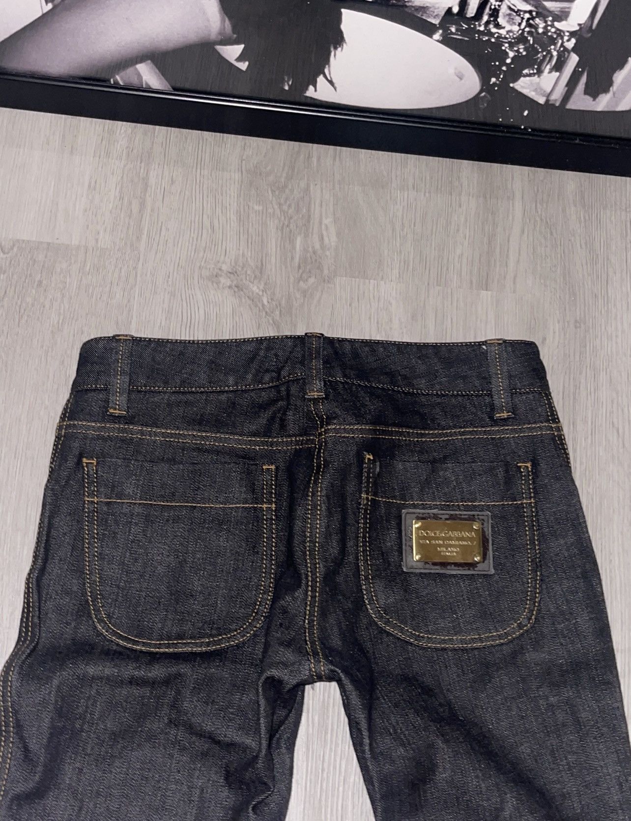 Dolce & Gabbana Dolce & Gabbana Mid-Rise Straight Leg Jeans Size 25" / US 0 / IT 36 - 5 Thumbnail