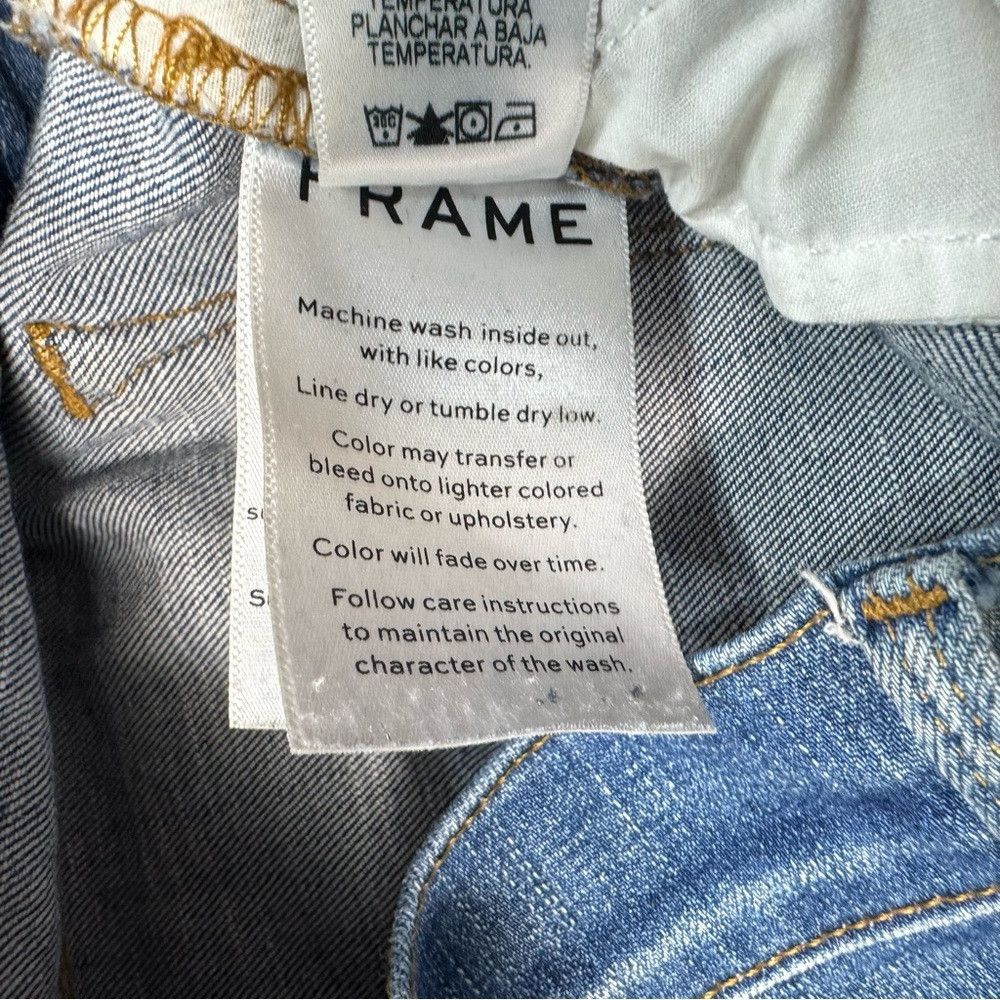Frame FRAME Le Skinny De Jeanne Raw-Edge Skinny Jeans in Odyssey Size 26" / US 2 / IT 38 - 8 Thumbnail