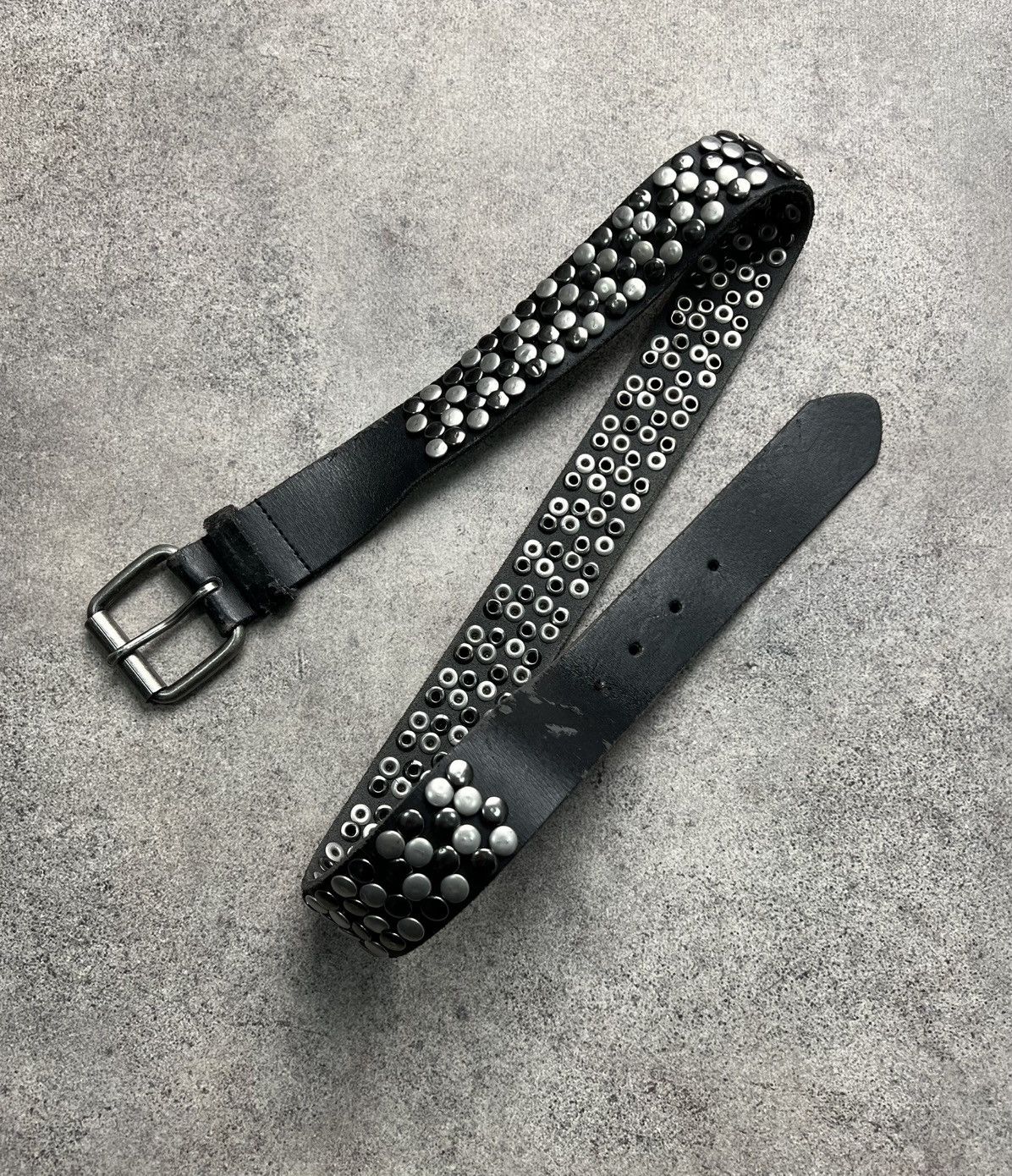 Hysteric Glamour Vintage studded leather belt Size ONE SIZE - 2 Thumbnail