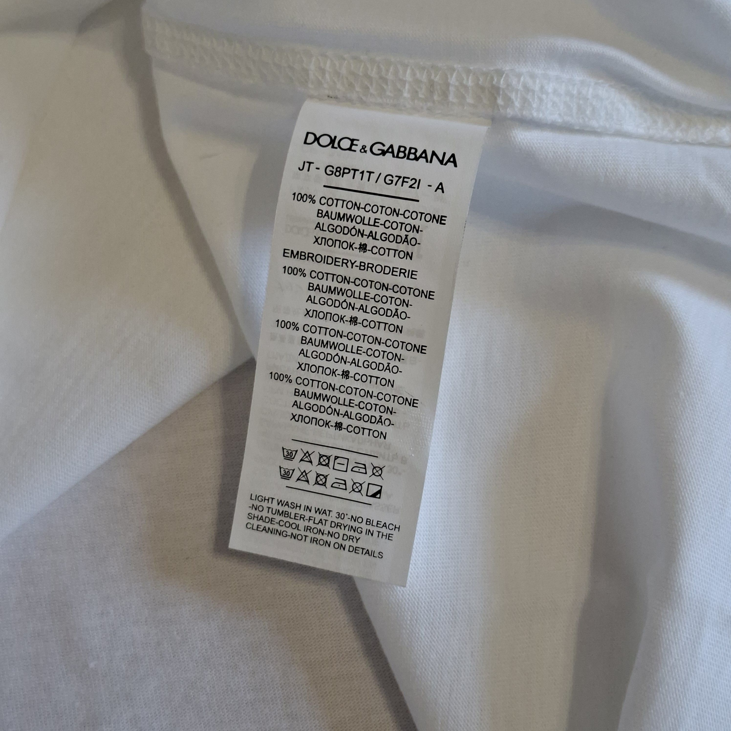 Dolce & Gabbana Dolce Gabbana t shirt size M 48 Size US M / EU 48-50 / 2 - 5 Thumbnail