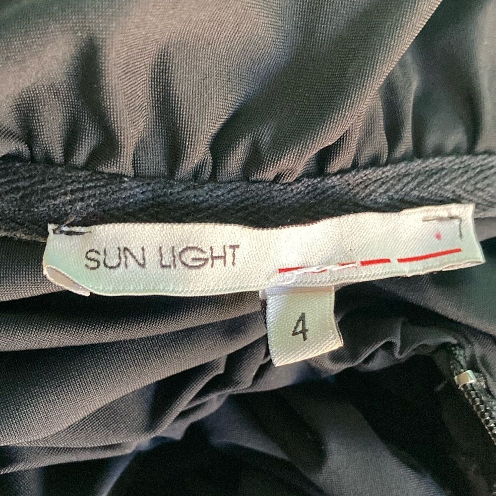 Au Courant Paris Sun Light Paris T4 Black Avant Garde Jacket Size M Zip Front Size M / US 6-8 / IT 42-44 - 3 Thumbnail