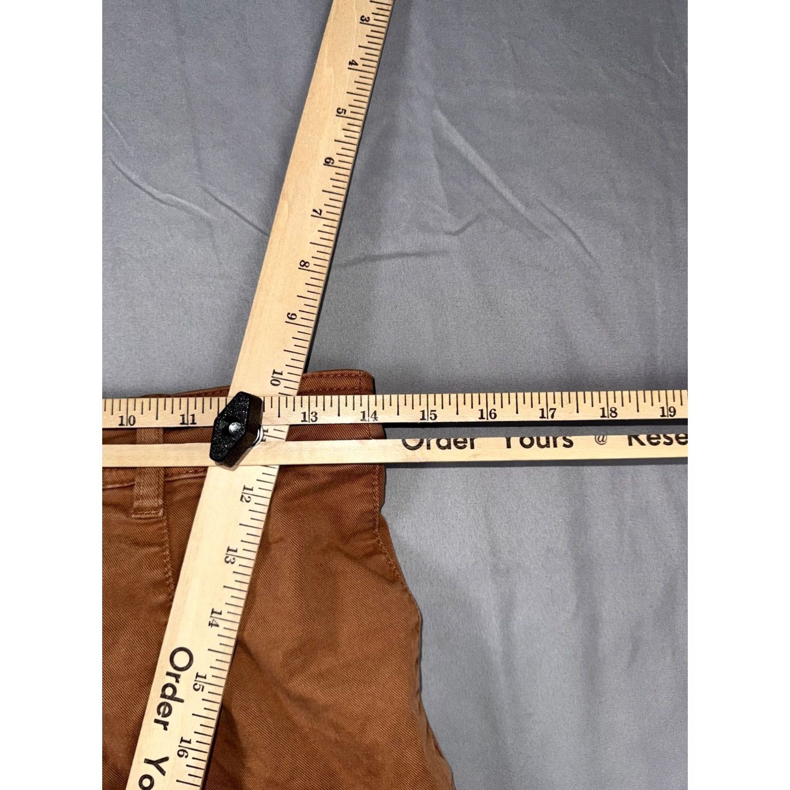 Marine Layer Marine Layer Pants Womens 8 Brown Twill Chino Pockets Stretch Ankle Crop Casual Size 30" / US 8 / IT 44 - 7 Thumbnail