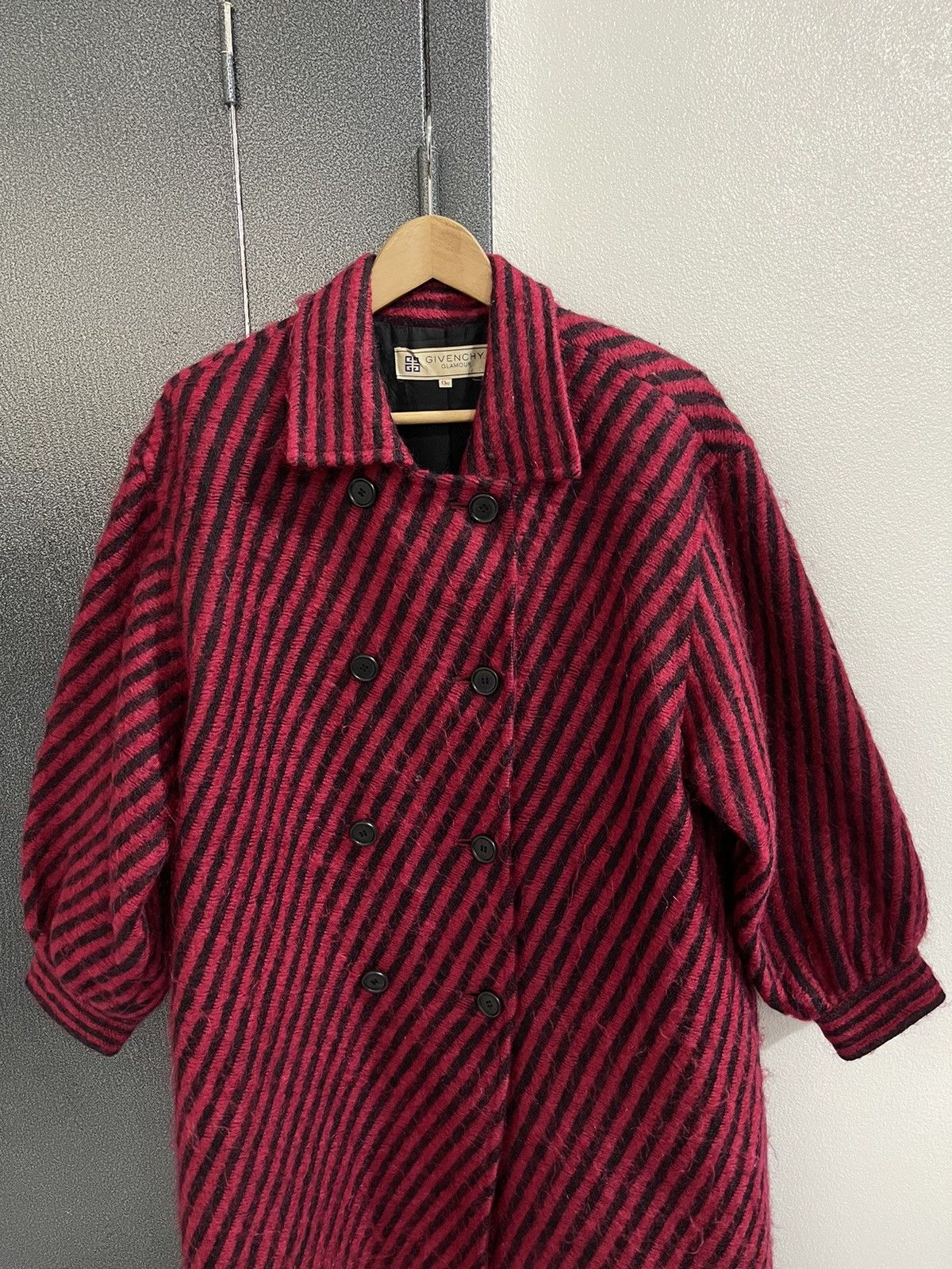 Givenchy Givenchy Glamour Stripe Design Wool Long Jacket Size XL / US 12-14 / IT 48-50 - 2 Thumbnail