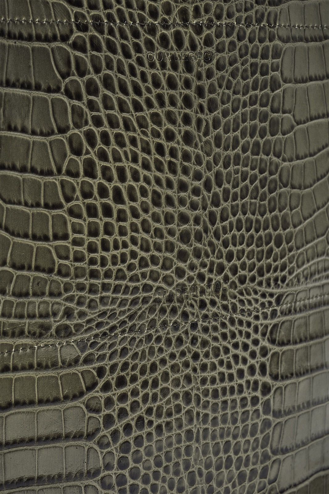 Other SUB TOTE Olive Croco Debossed Size ONE SIZE - 3 Thumbnail