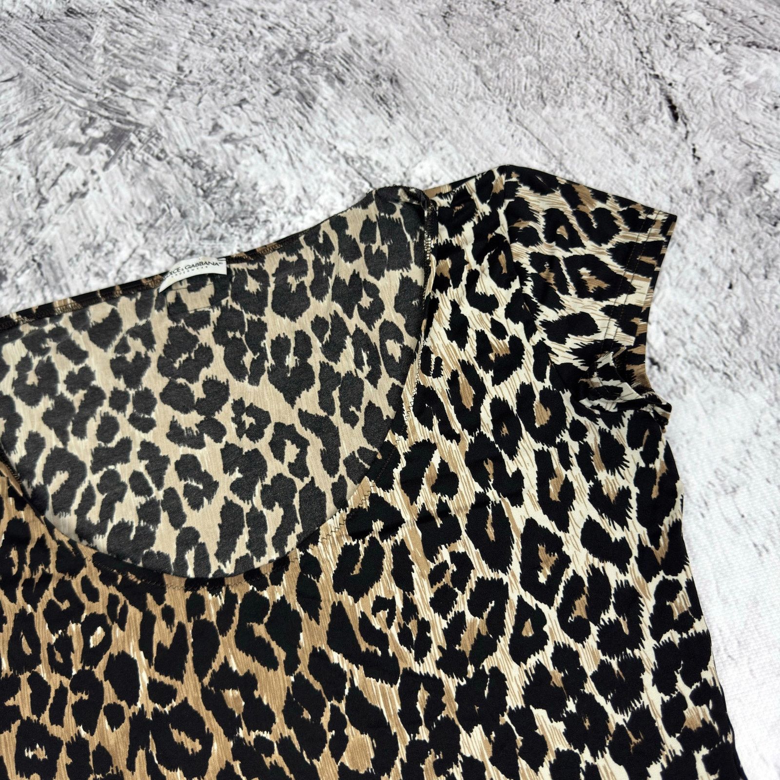 Dolce & Gabbana Dolce & Gabbana Women's Brown Black Leopard Pullover Top M Size M / US 6-8 / IT 42-44 - 5 Thumbnail