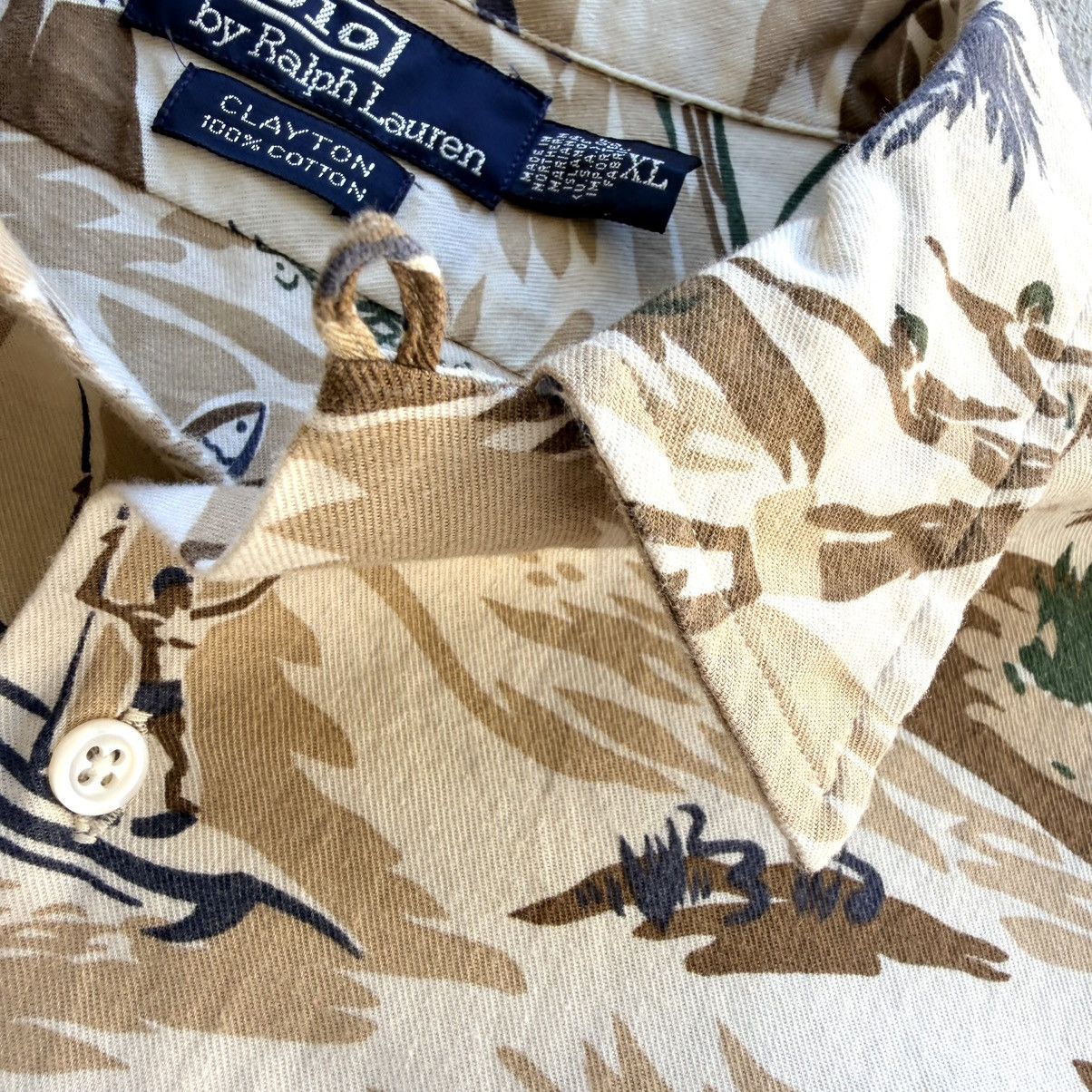 Polo Ralph Lauren Vintage Polo Ralph Lauren Hawaiian Camp Shirt Men Size XL Size US XL / EU 56 / 4 - 4 Thumbnail