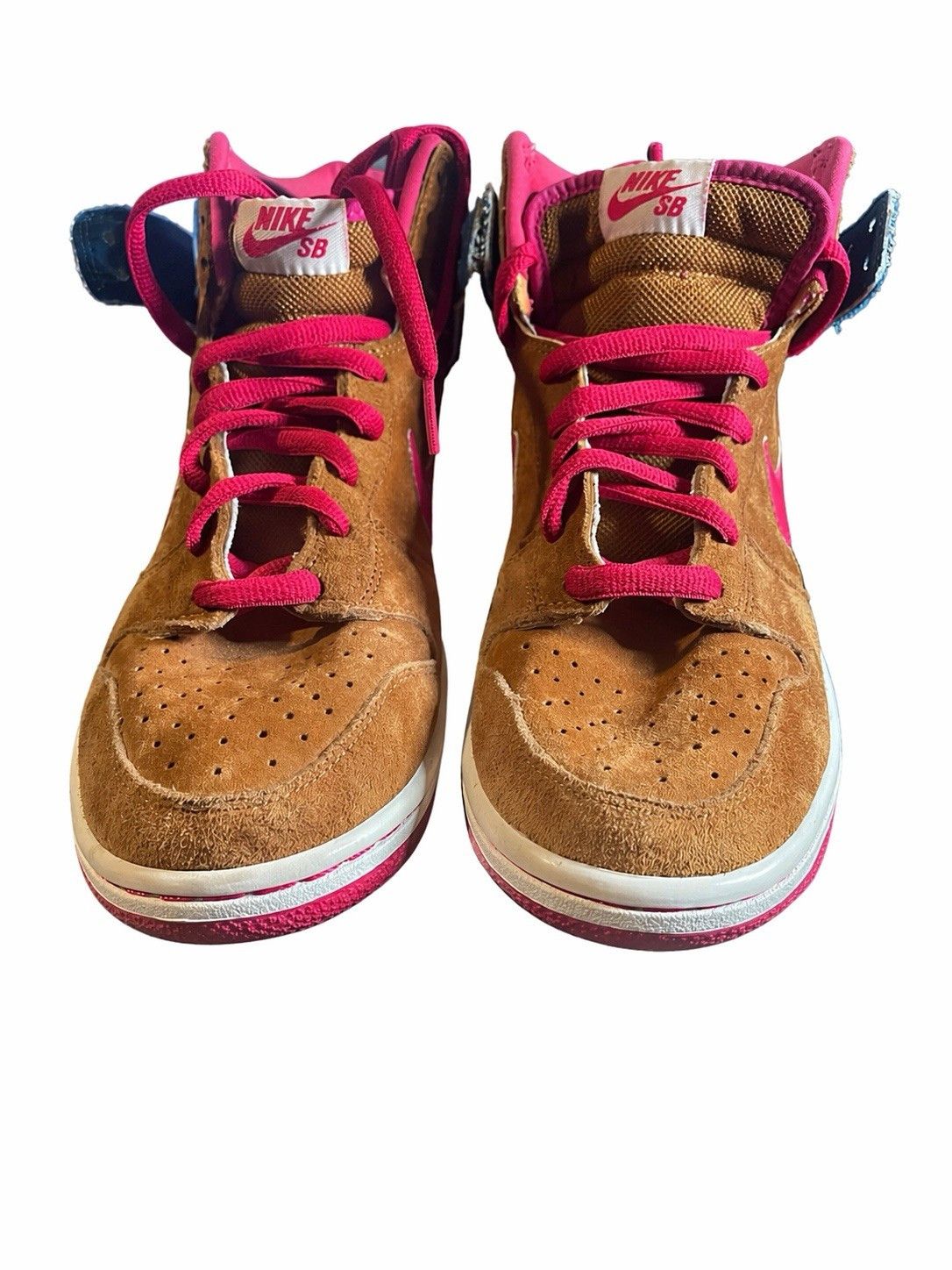 Nike SB Nike SB Dunk High Todd Bratrud Brown Pink SZ 10 Size US 10 / EU 43 - 2 Thumbnail