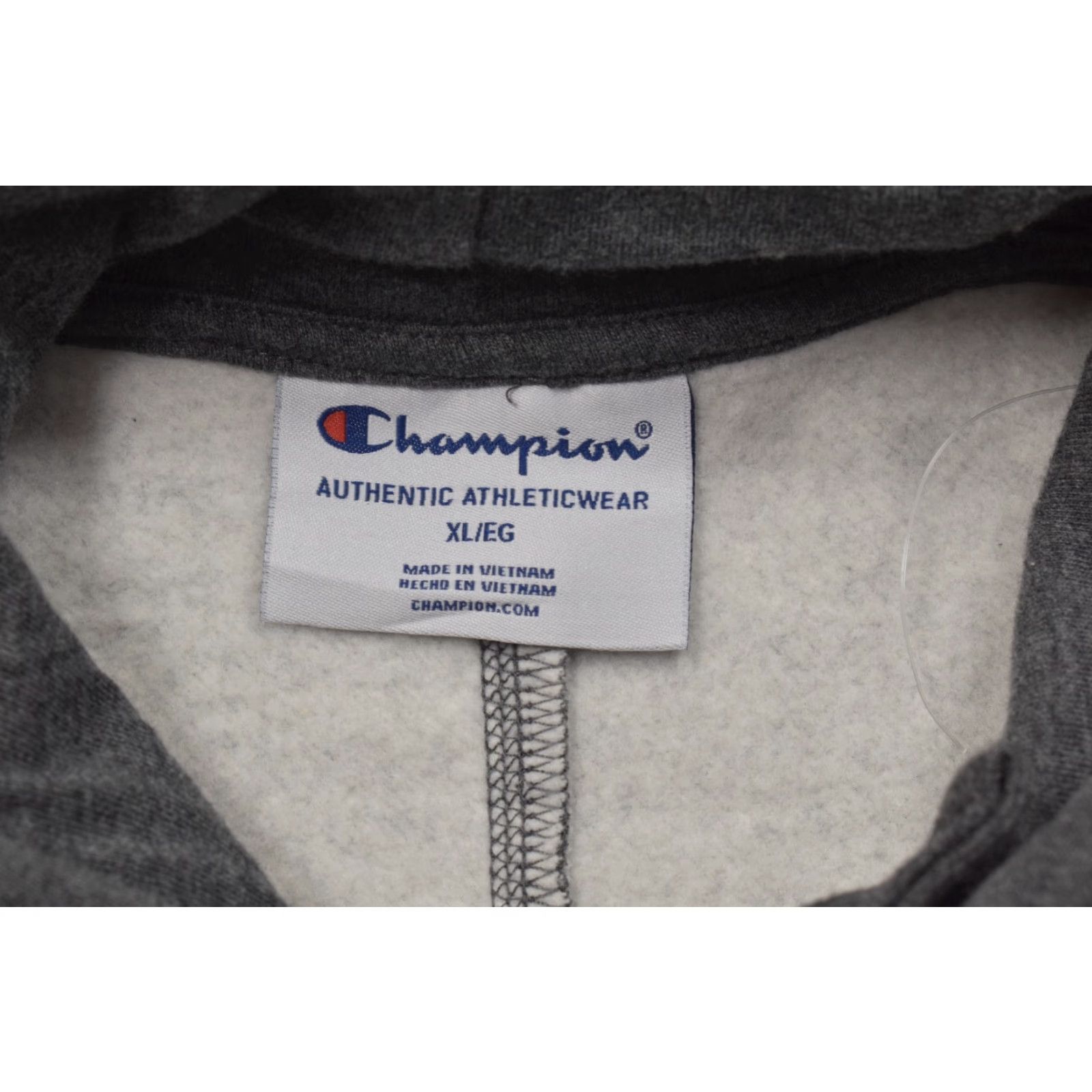 Champion Champion Mens XL Dark Gray Heather Fleece Pullover Hoodie Sweatshirt Authentic Sweatshirt Size US XL / EU 56 / 4 - 4 Thumbnail