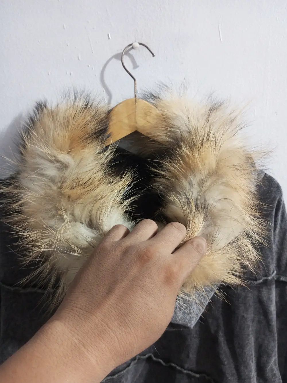 If Six Was Nine × Japanese Brand × Le Grande Bleu (L.G.B.) Vintage pattern Torso denim stretch fur hoodies Size US L / EU 52-54 / 3 - 10 Thumbnail