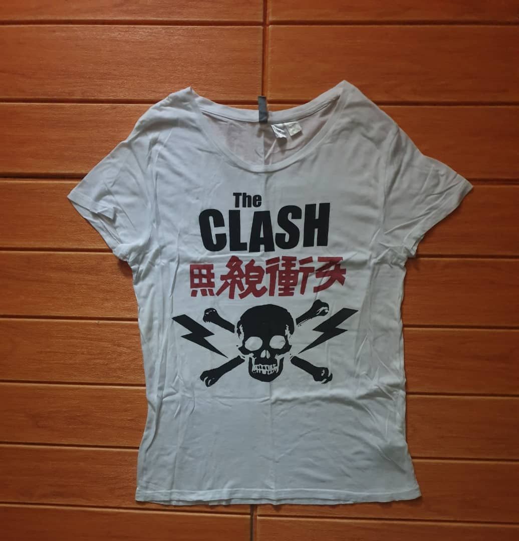 Band Tees 💥The clash Japanese edition writing collaboration shirt Size M / US 6-8 / IT 42-44 - 1 Thumbnail