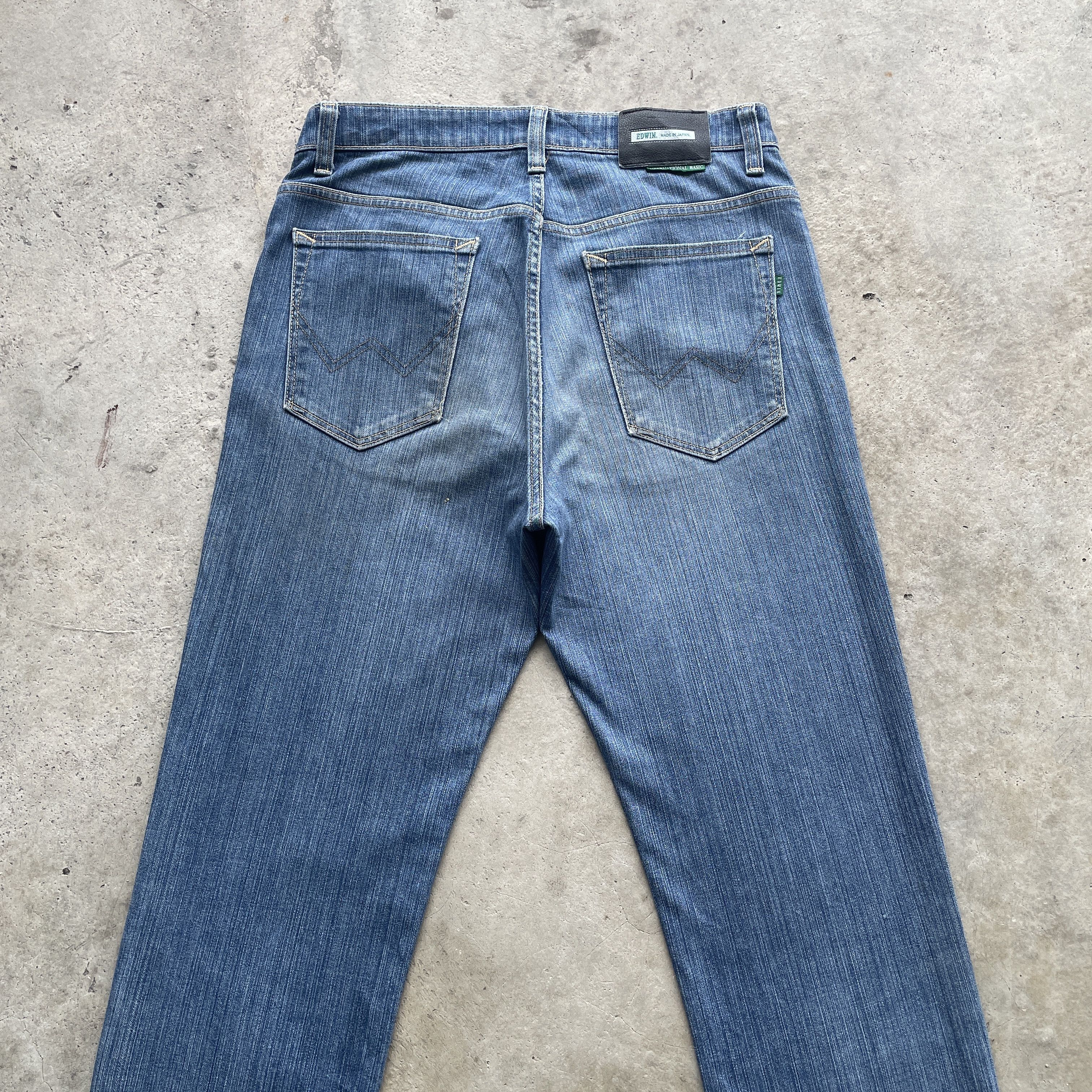 Japanese Brand VINTAGE EDWIN MADE IN JAPAN JEANS FADED PANTS DENIM W32 Size US 32 / EU 48 - 9 Thumbnail