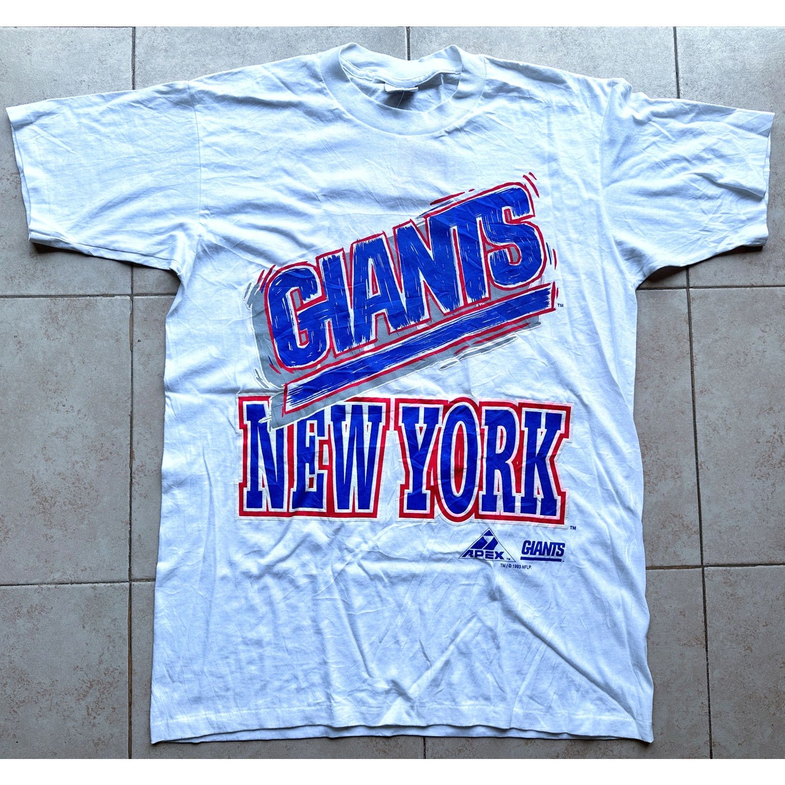 NFL × Starter NEW York Giants 90s APEX T-shirt Single-Stitch L vintage Size US L / EU 52-54 / 3 - 1 Thumbnail