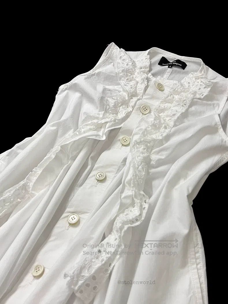 Comme des Garcons Comme Des Garcons Lace pleated dress Size S / US 4 / IT 40 - 2 Thumbnail