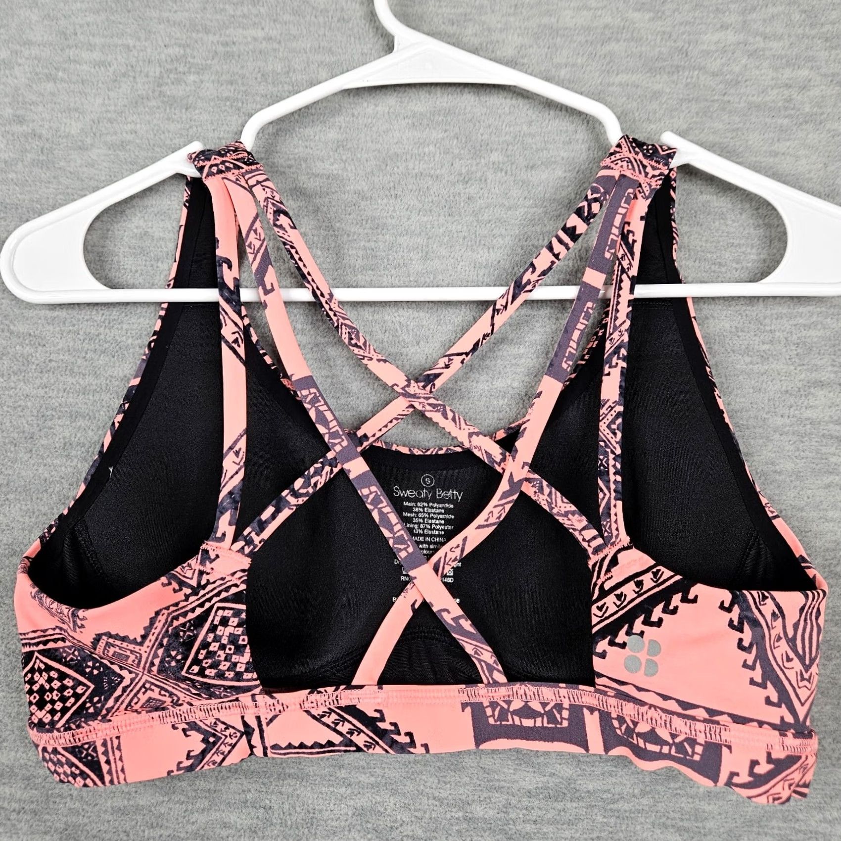 Sweaty Betty Sweaty Betty Multicolor Printed Pattern Women's Activewear Top Sleeveless Size S Color Multicolor Activewear Top Mens? Womens Size S / US 4 / IT 40 - 6 Thumbnail