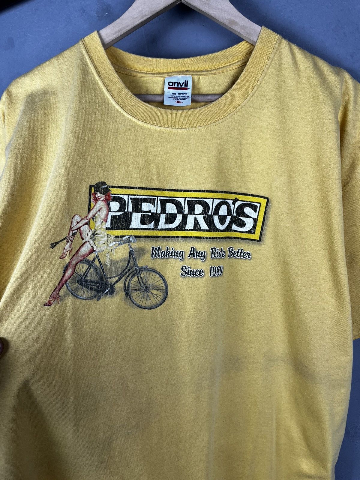 Vintage Pedro’s Harley Davidson Girl t shirt vintage 90s Size US XL / EU 56 / 4 - 5 Thumbnail