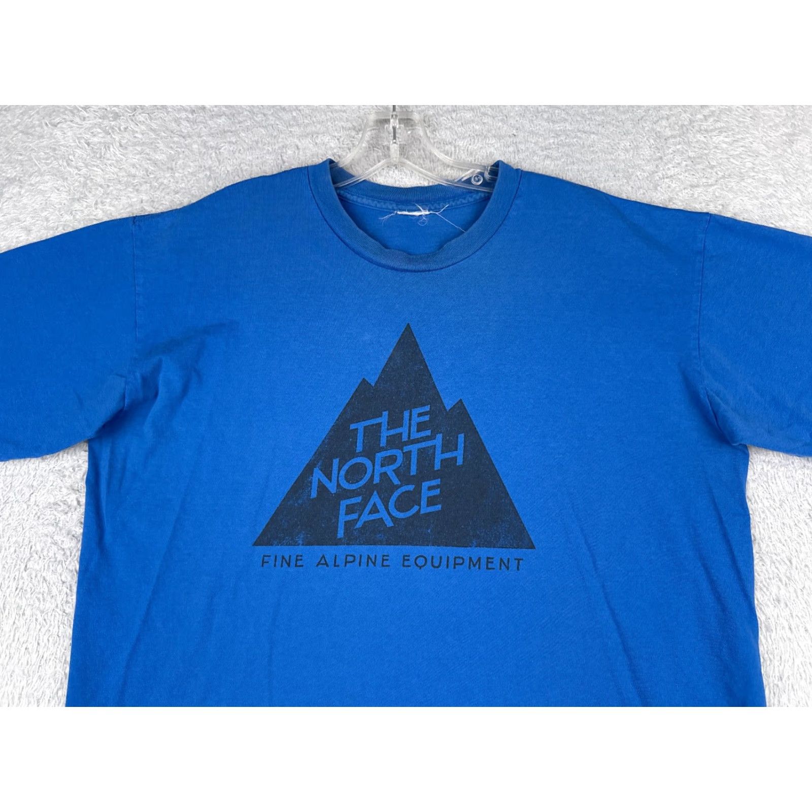 The North Face The North Face Shirt Men XL Blue Crew Neck Short Sleeve Cotton Jersey Logo All Seasons Breathable Mens Size US XL / EU 56 / 4 - 4 Thumbnail