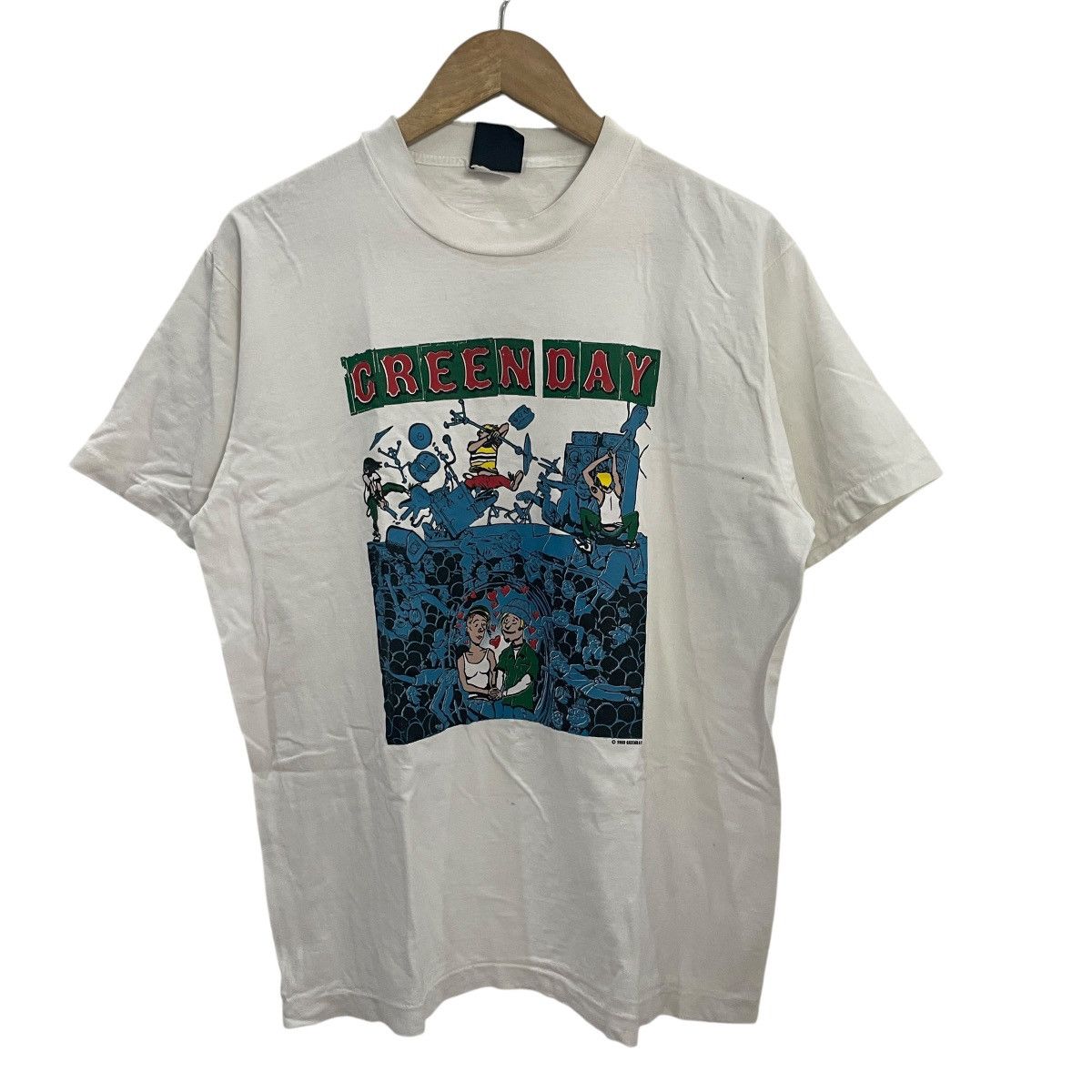 Band Tees × Vintage Vintage 1994 Green Day Eat Your Parents T