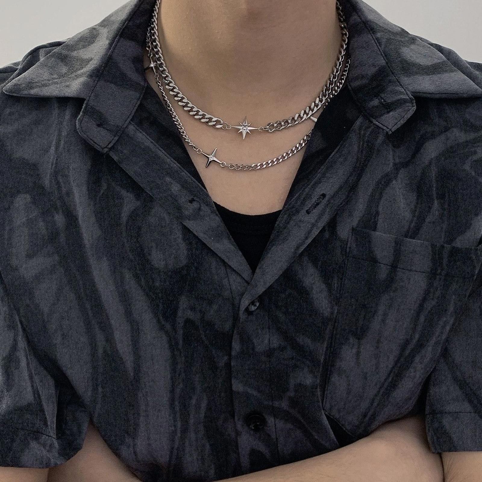 Jewelry Layered Star Necklace Size ONE SIZE - 1 Thumbnail