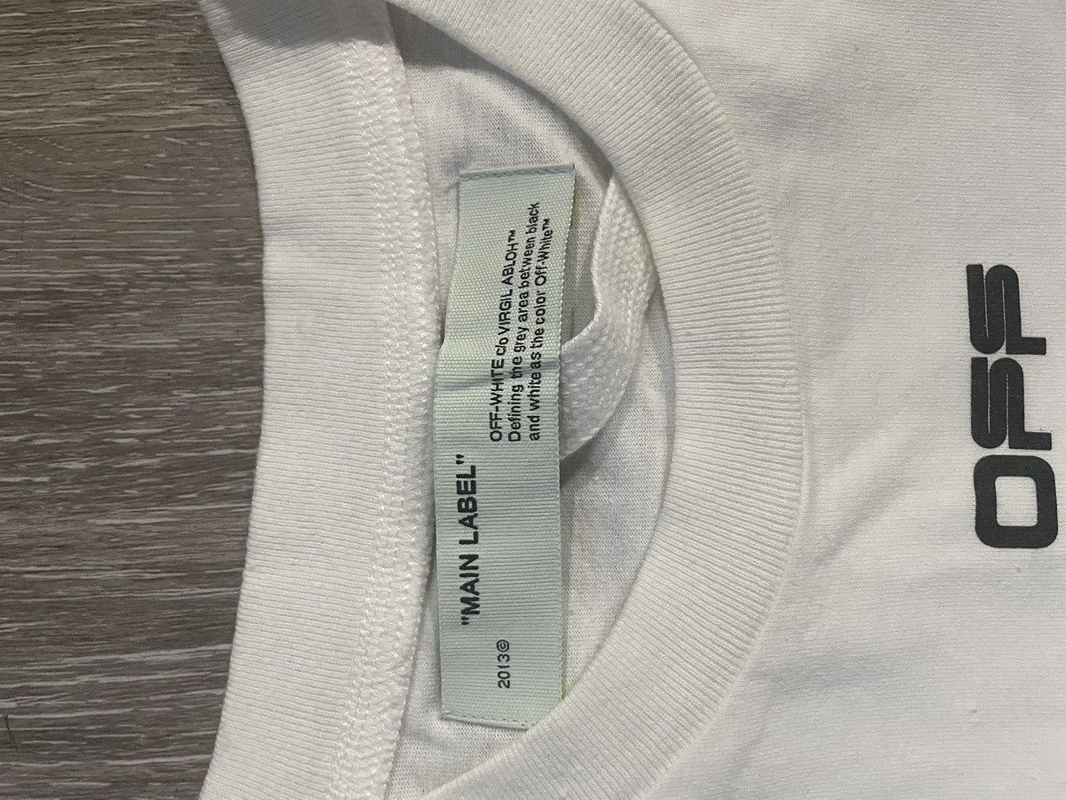 Off-White OFF WHITE “tape” design o. the back white size M Size US M / EU 48-50 / 2 - 3 Thumbnail