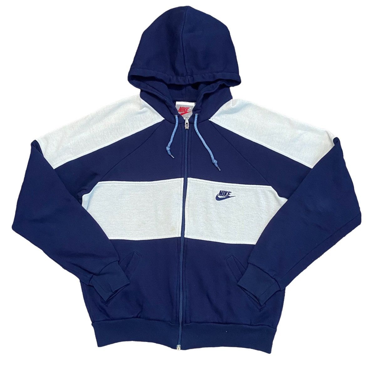 Vintage Nike Mini Swoosh Hoodie 90s 80s