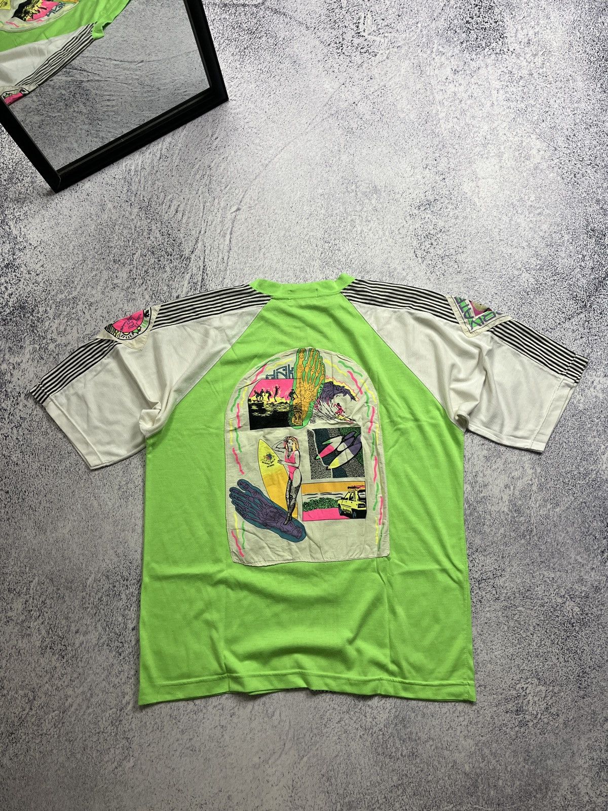 Vintage Vintage Surfing Safari 80s 90s Made In Singapore T-shirt Size US L / EU 52-54 / 3 - 8 Thumbnail