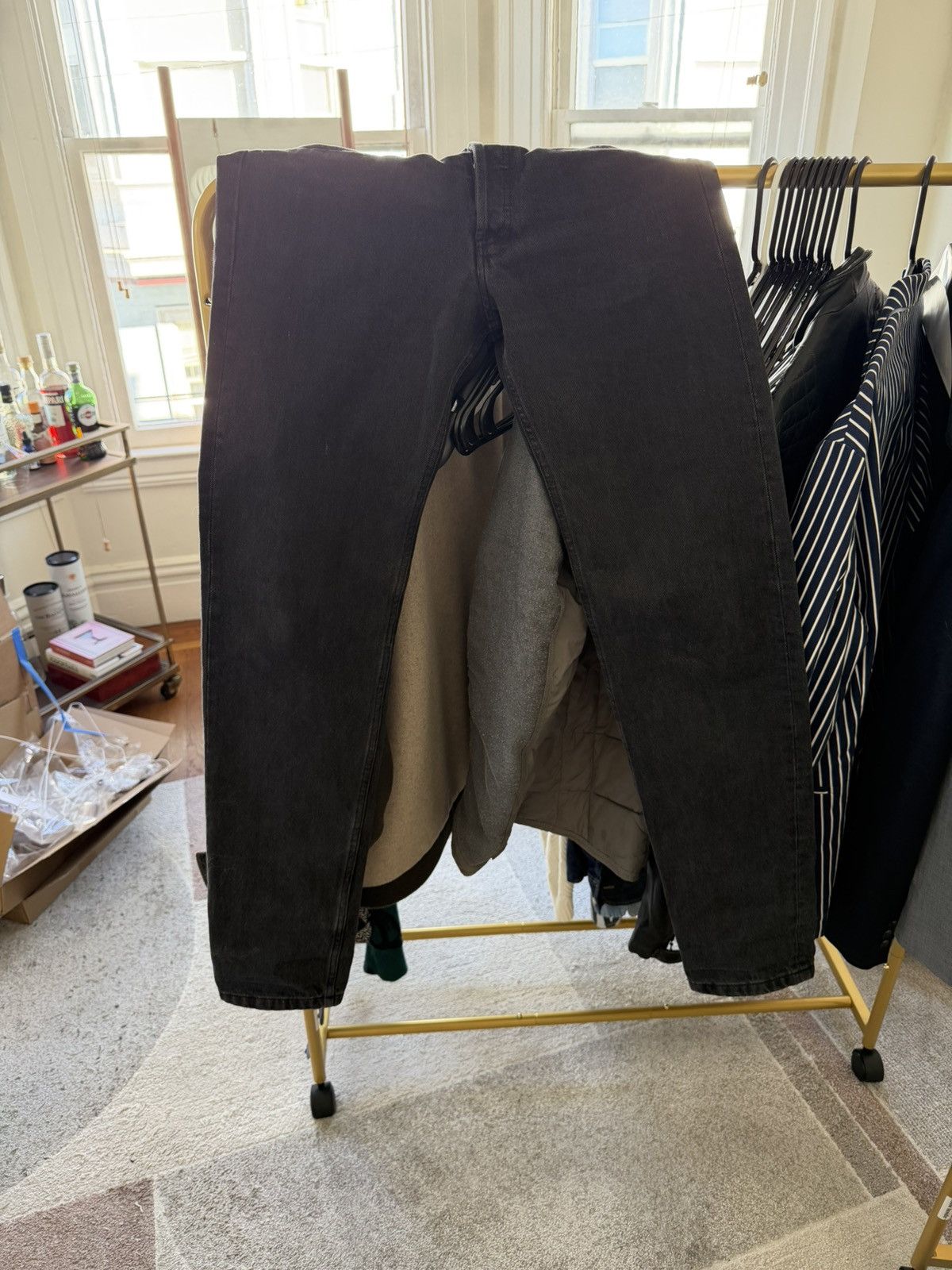 A.P.C. APC petit standard washed black denim Size US 32 / EU 48 - 3 Thumbnail