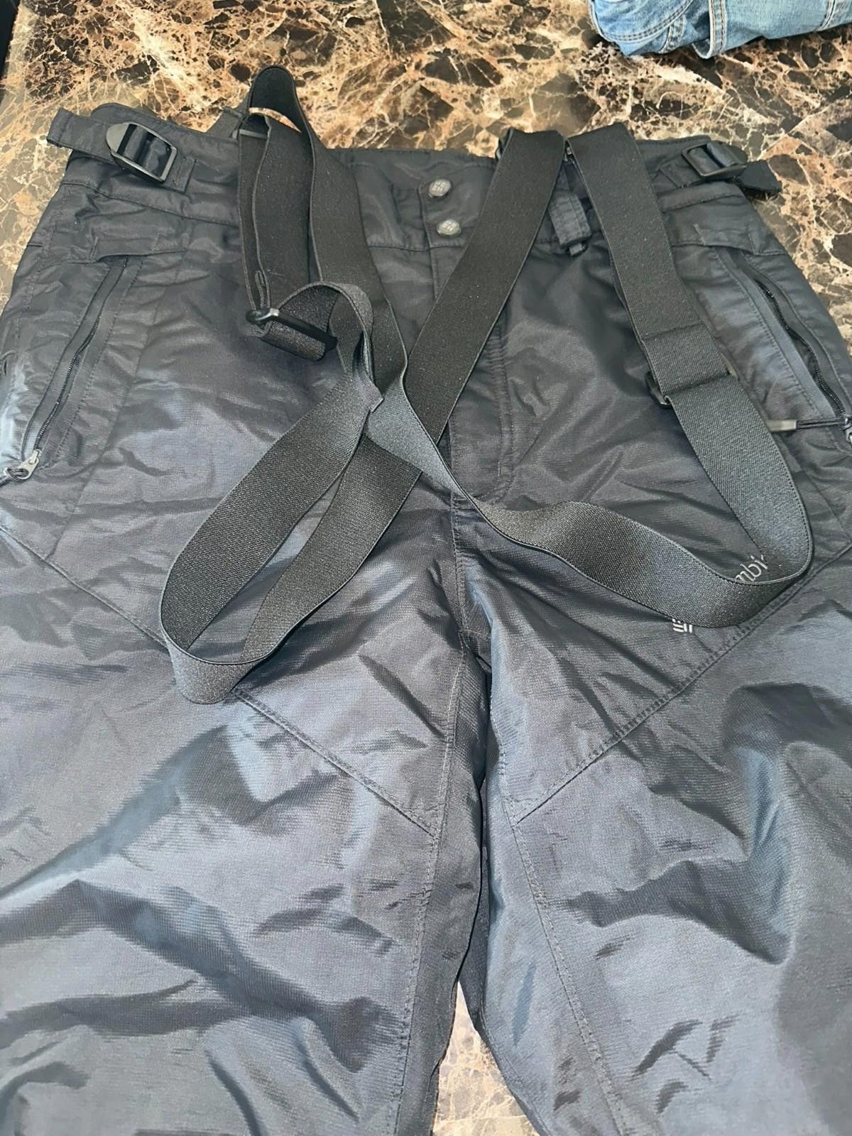Columbia Columbia Omni-Tech Snow Pants M Regular Black Waterproof Size ONE SIZE - 1 Thumbnail