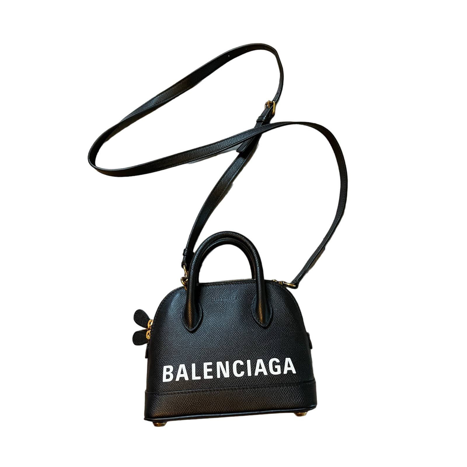 image of Balenciaga Ville Xxs Handbag in Black, Women's