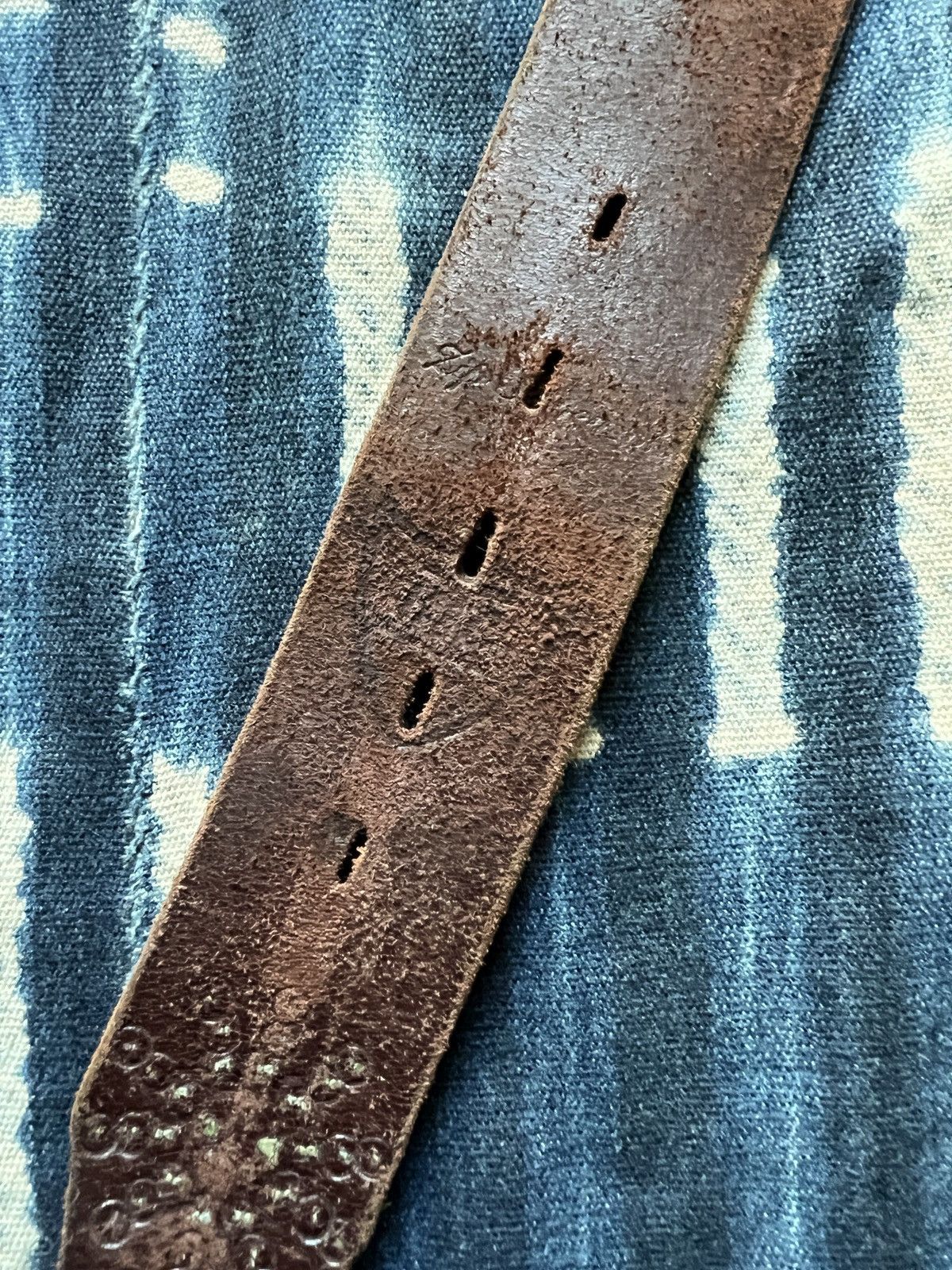 Hollywood Trading Company HTC Studded Belt Hollywood Tranding Co. Supreme RRL Size 34 - 7 Thumbnail