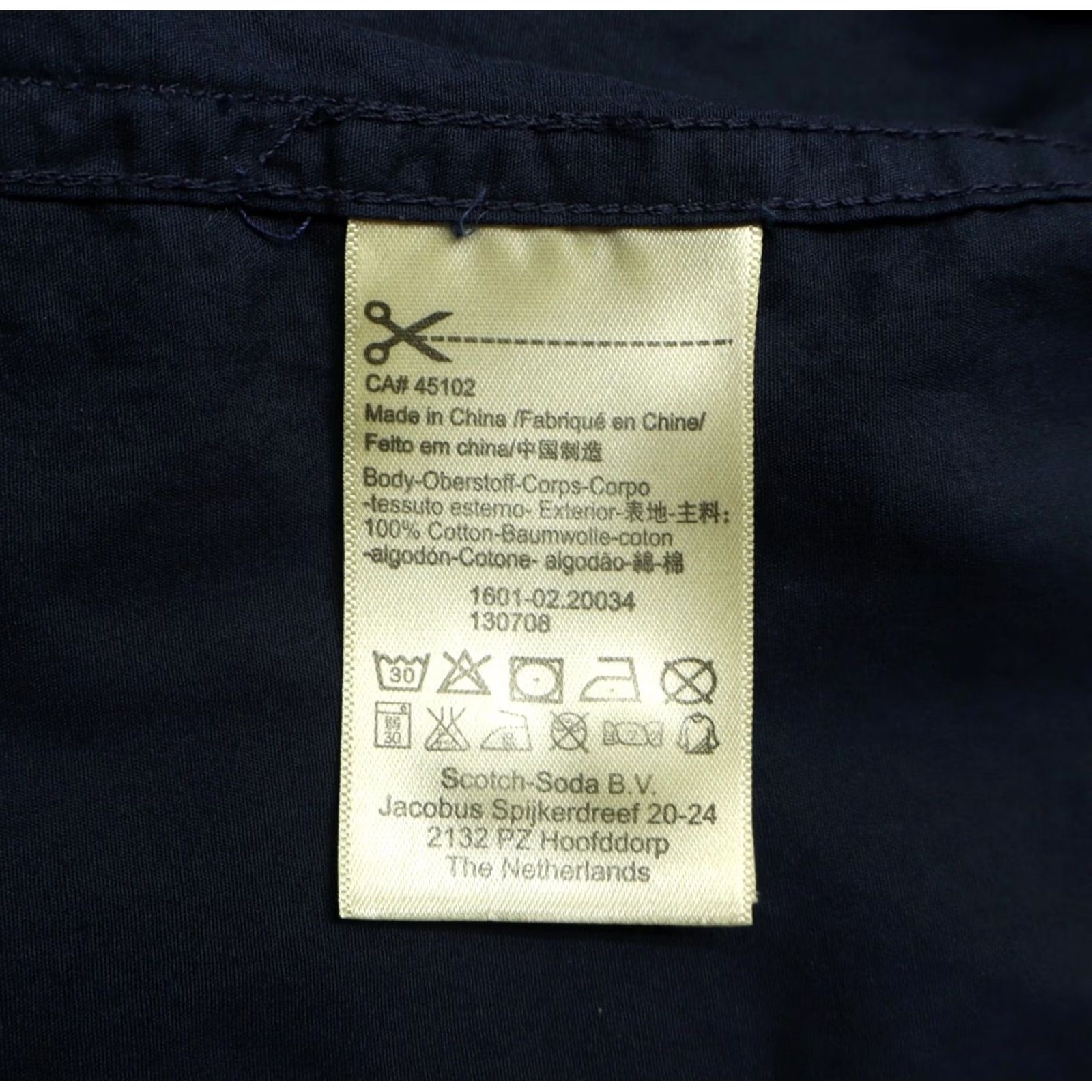 Scotch & Soda Scotch & Soda Vacanza Men’s Long Sleeve Navy Blue Circles Sz M Shirt Size US M / EU 48-50 / 2 - 6 Thumbnail