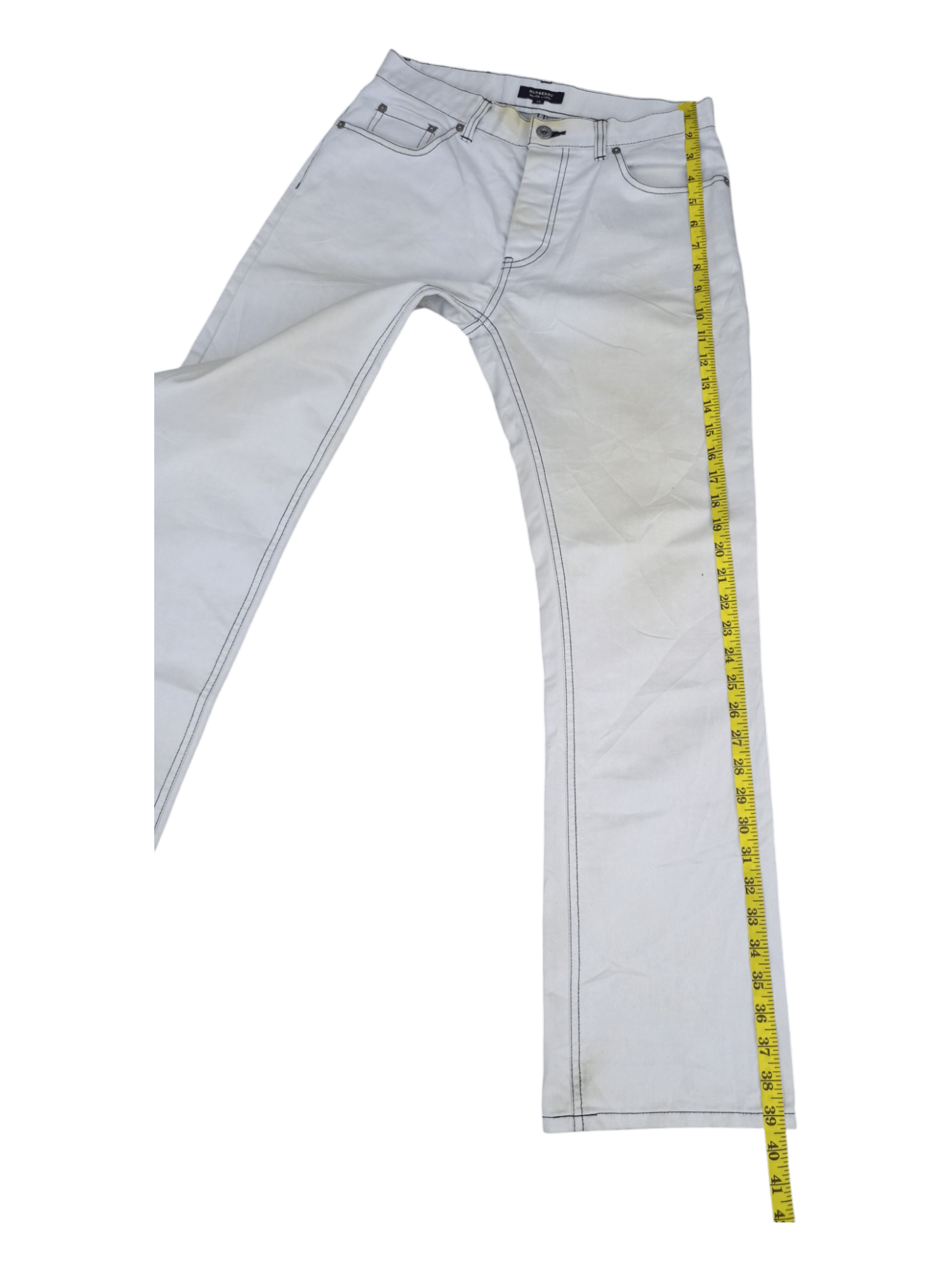 Burberry Burberry Black Label Dirty Faded White Pants Size US 28 / EU 44 - 22 Thumbnail