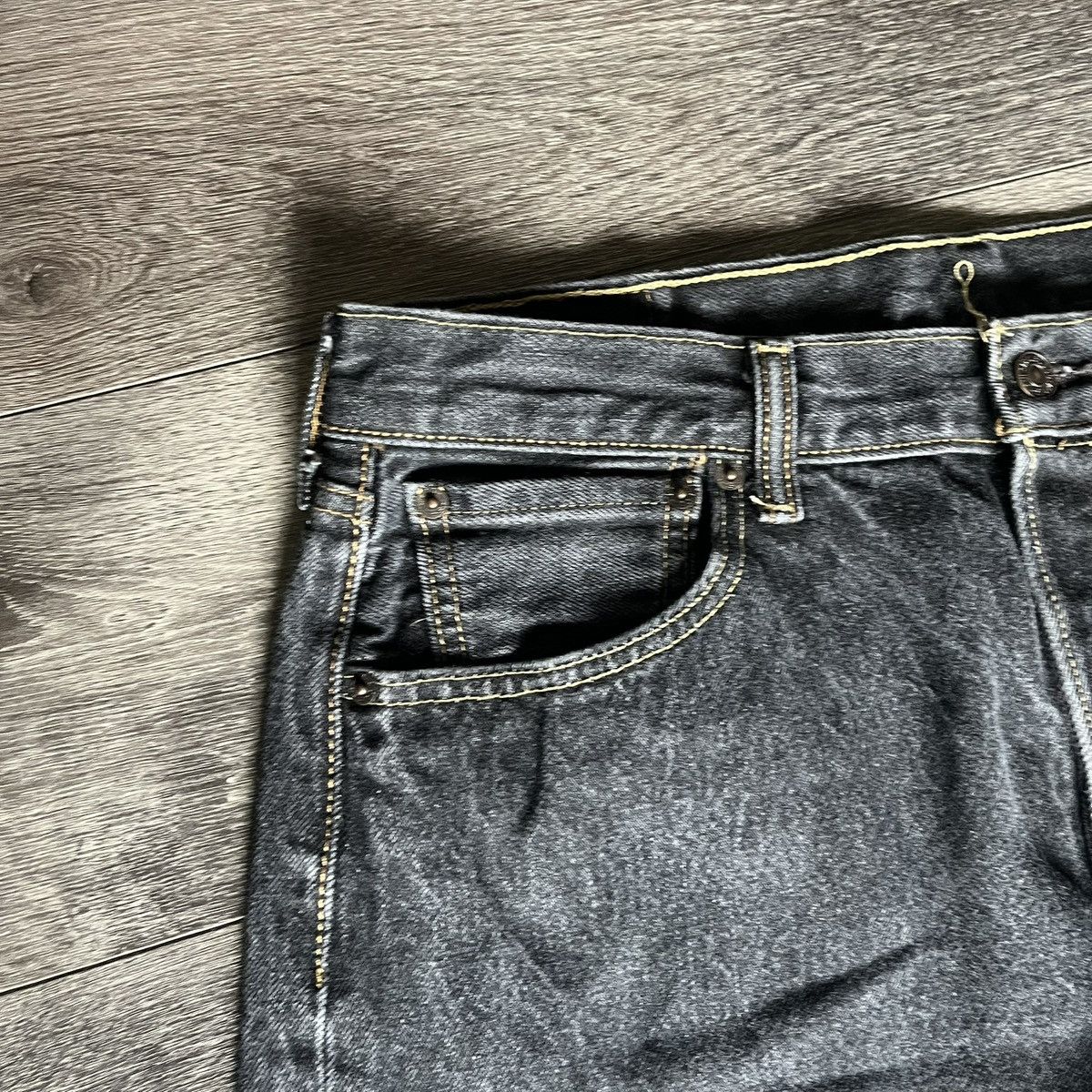 Levi's Vintage Levi’s 501 Buttonfly Straight Leg Denim Jeans 34x30 Size US 34 / EU 50 - 5 Thumbnail