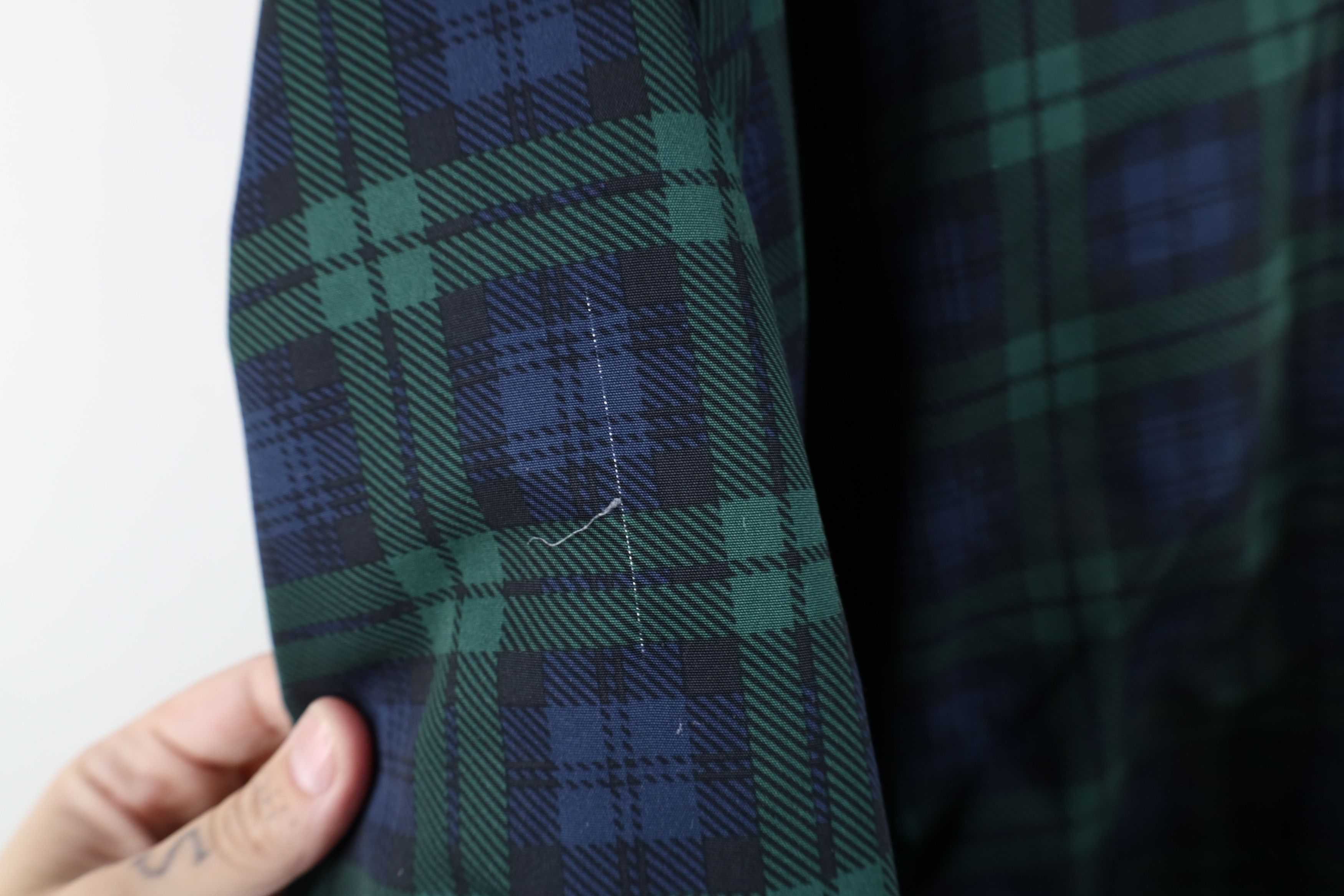 Lands' End Vintage 90s Lands End Lined Squall Bomber Jacket Plaid Size US XXL / EU 58 / 5 - 7 Thumbnail