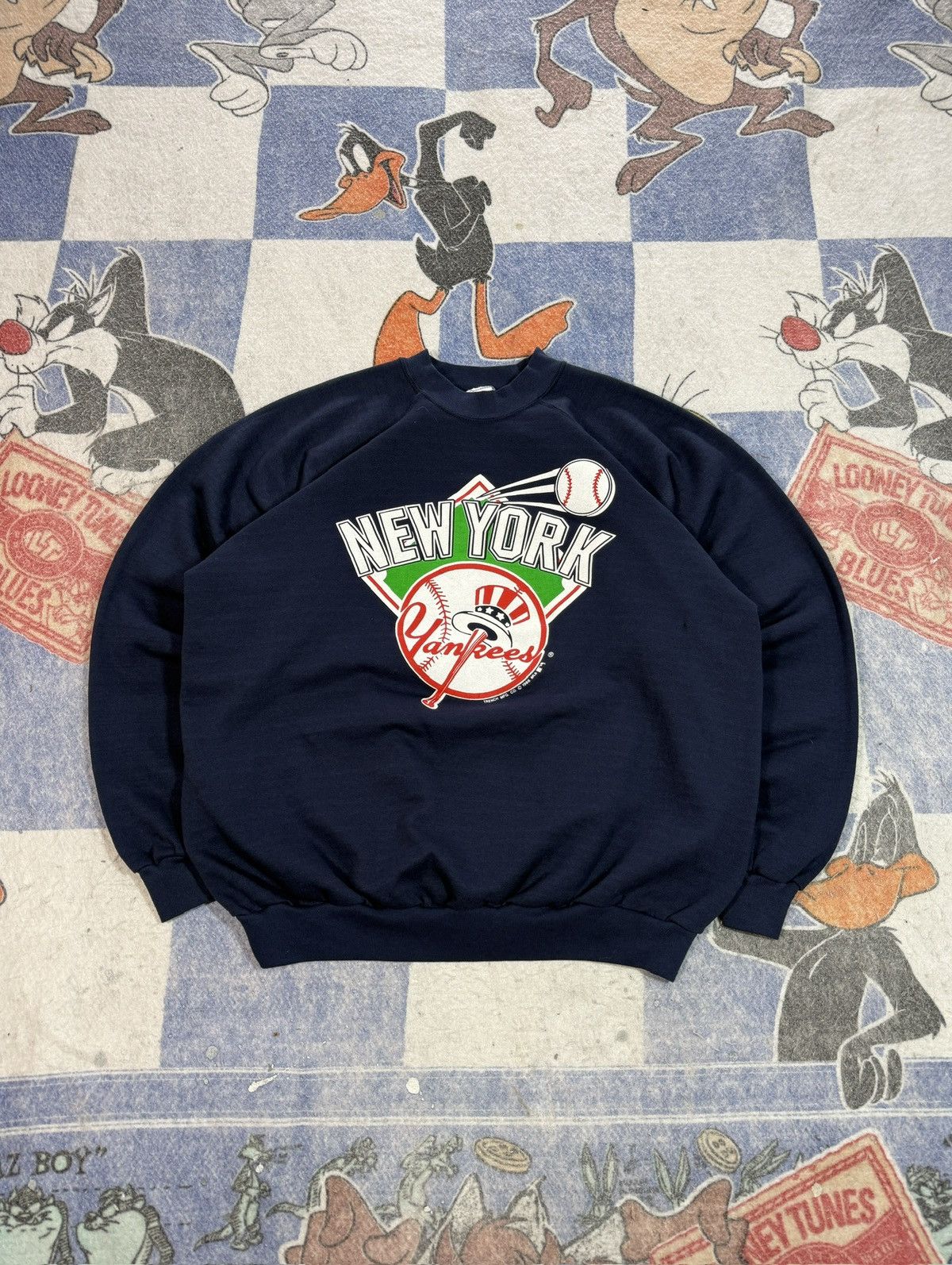 MLB Vintage new york yankees crewneck Size US XL / EU 56 / 4 - 1 Thumbnail