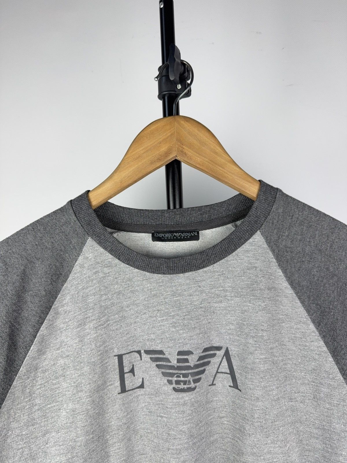 Emporio Armani Vintage 00s Luxury Logo Armani Emporio Armani Sweatshirt Size US M / EU 48-50 / 2 - 2 Thumbnail
