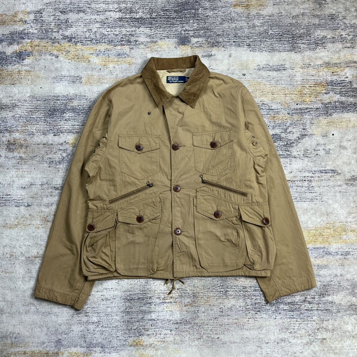 Polo Ralph Lauren Vintage 90s Polo Ralph Lauren tactical multi pocket jacket Size US L / EU 52-54 / 3 - 3 Thumbnail
