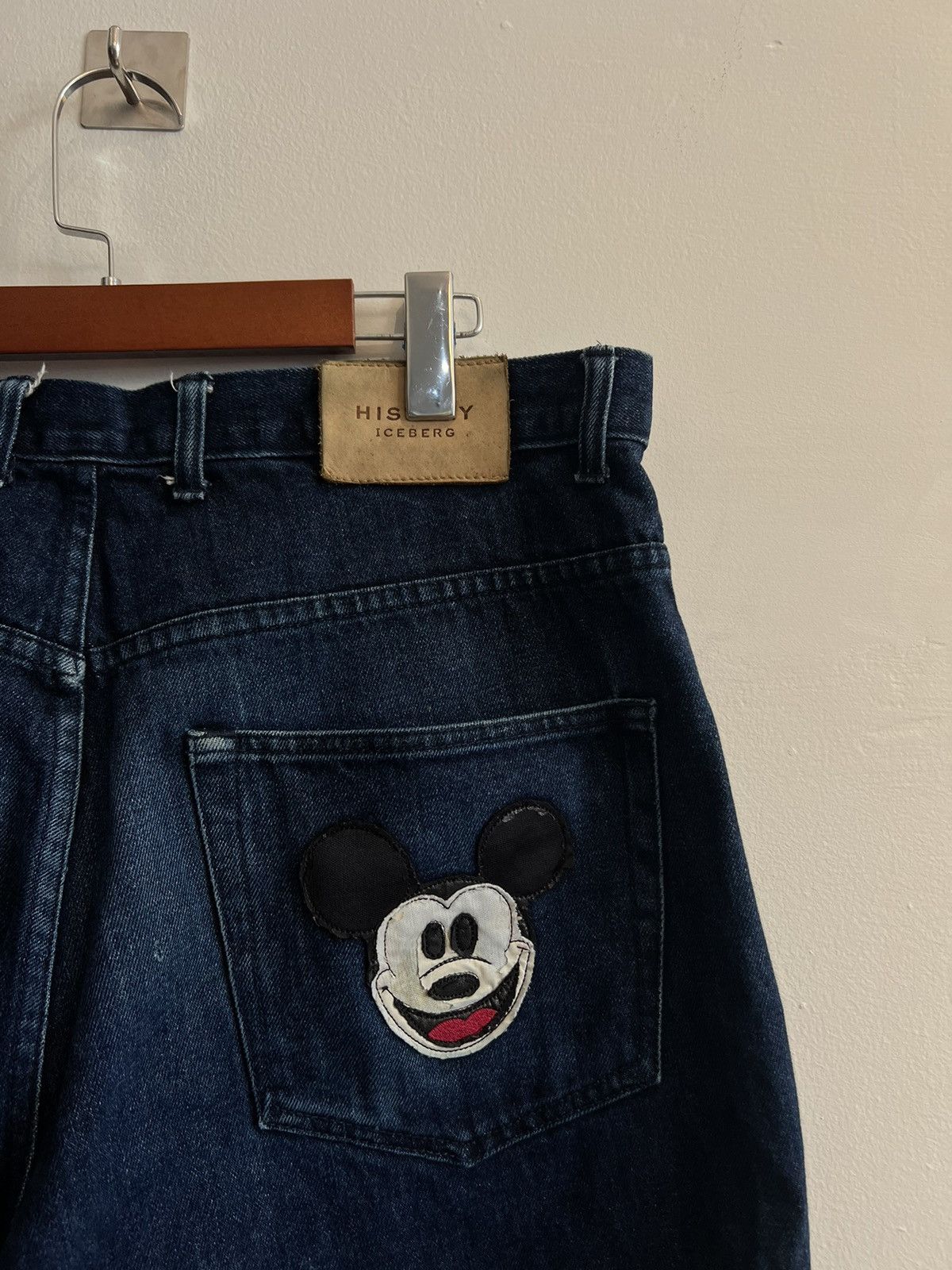 Disney × Iceberg × Vintage 90’s HISTORY ICEBERG MICKEY MOUSE DISNEY BAGGY Y2K JEANS Size US 36 / EU 52 - 3 Thumbnail