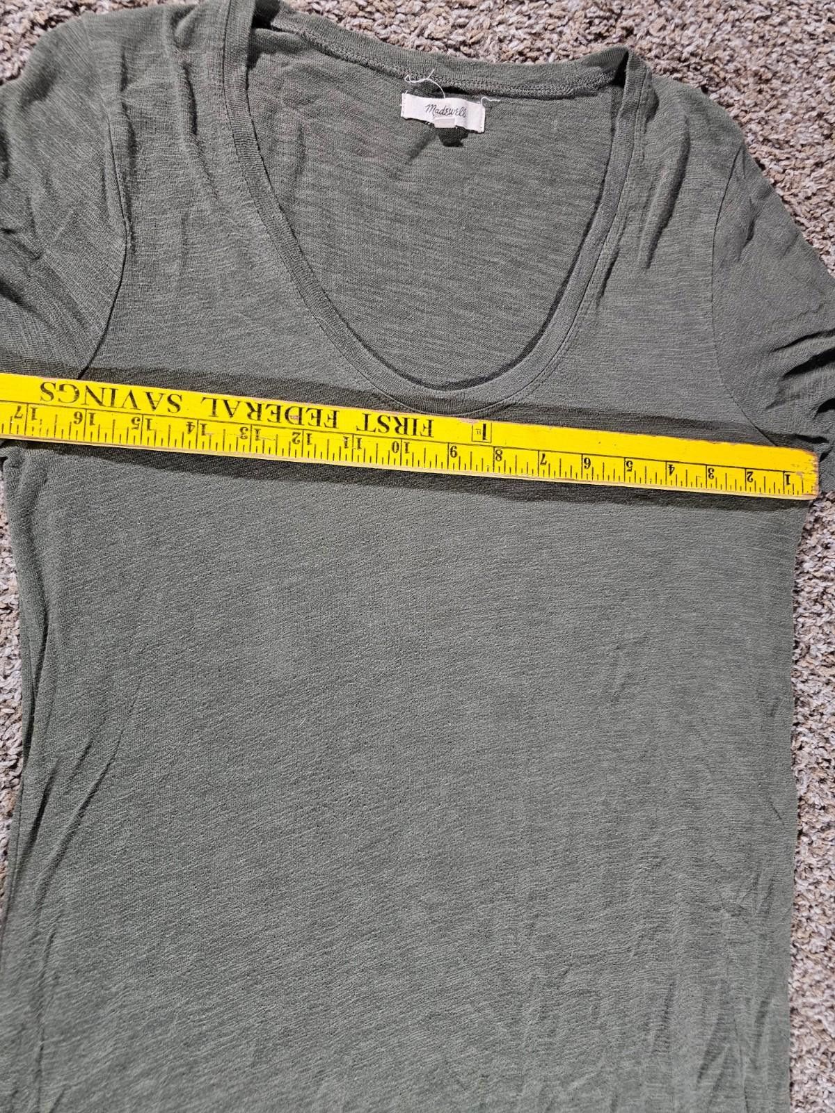 Madewell Madewell Dress Medium Green Midi Casual Everyday Boho Size M / US 6-8 / IT 42-44 - 5 Thumbnail