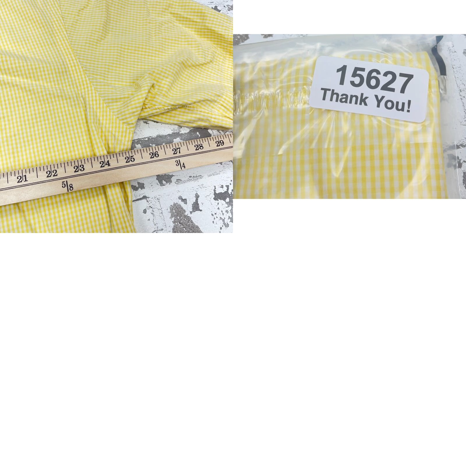 Ralph Lauren Ralph Lauren Shirt Men Large Yellow Check Button Up Blue Pony Blake Dress Poplin Size 42R - 8 Thumbnail