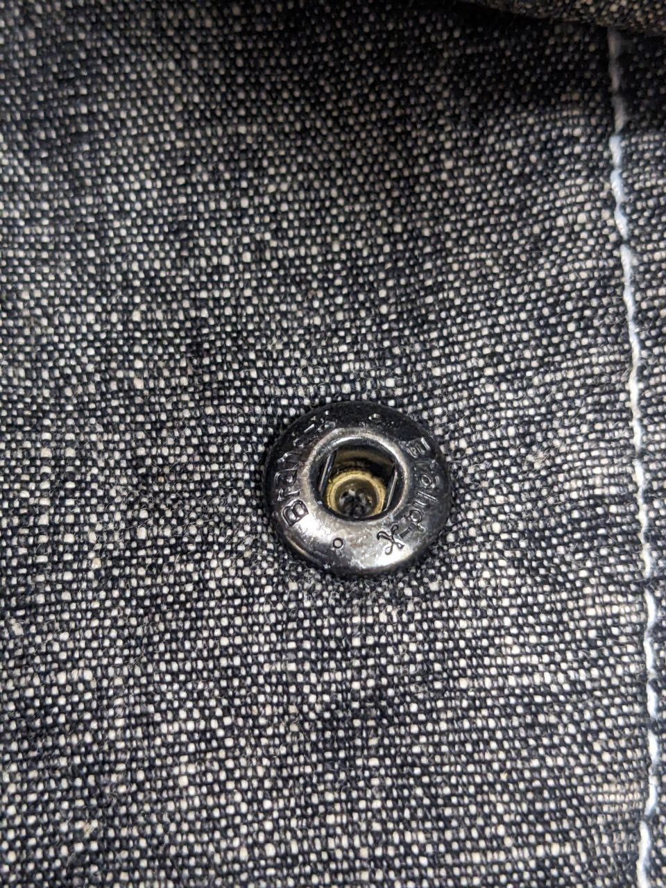 Issey Miyake VINTAGE 291925 HOMME DENIM WORK SUN FADED BUTTON UP SHIRT Size US S / EU 44-46 / 1 - 11 Thumbnail