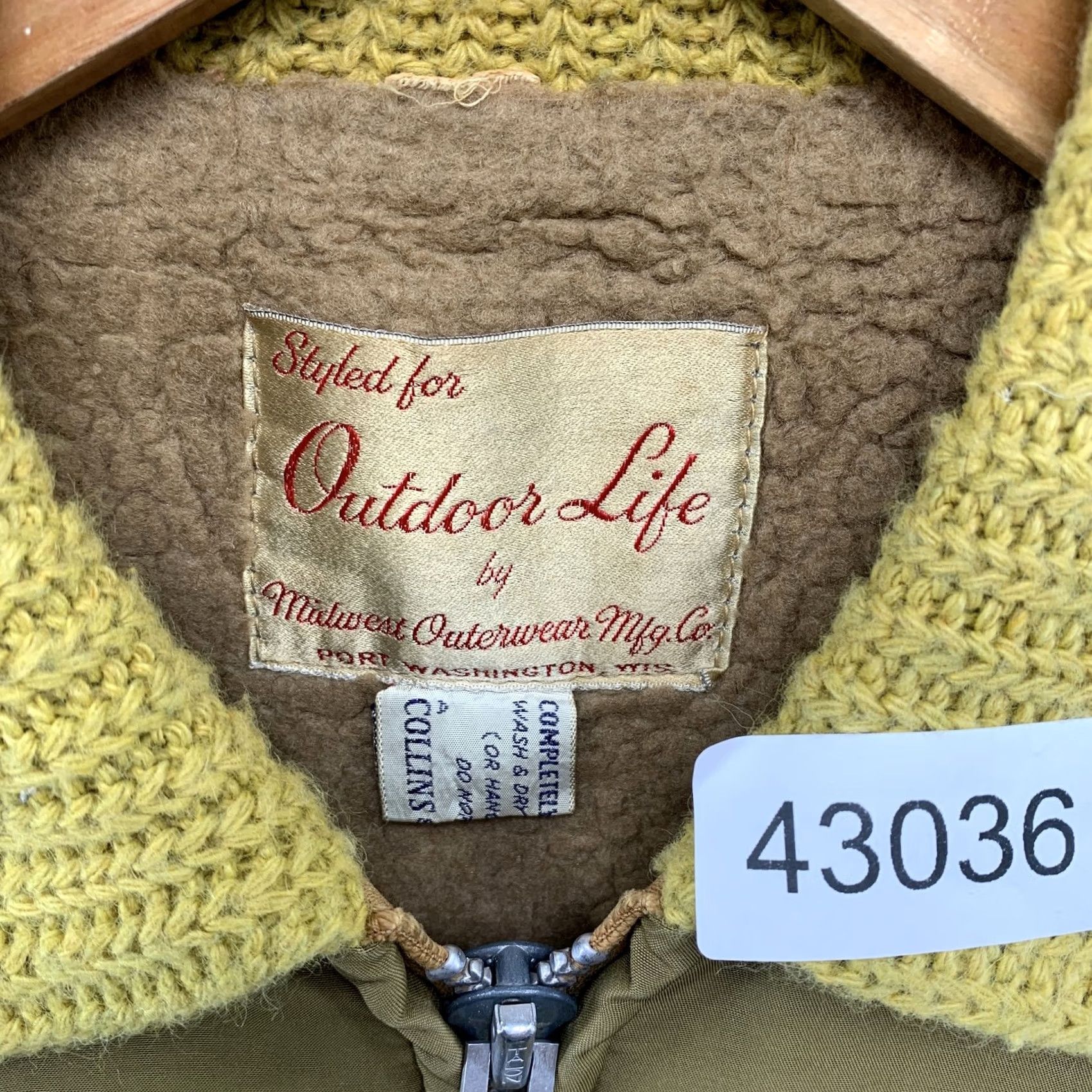 Alife VINTAGE Outdoor Life Midwest Outerwear Jacket Brown Large Mens TALON Zip Up Size US L / EU 52-54 / 3 - 3 Thumbnail